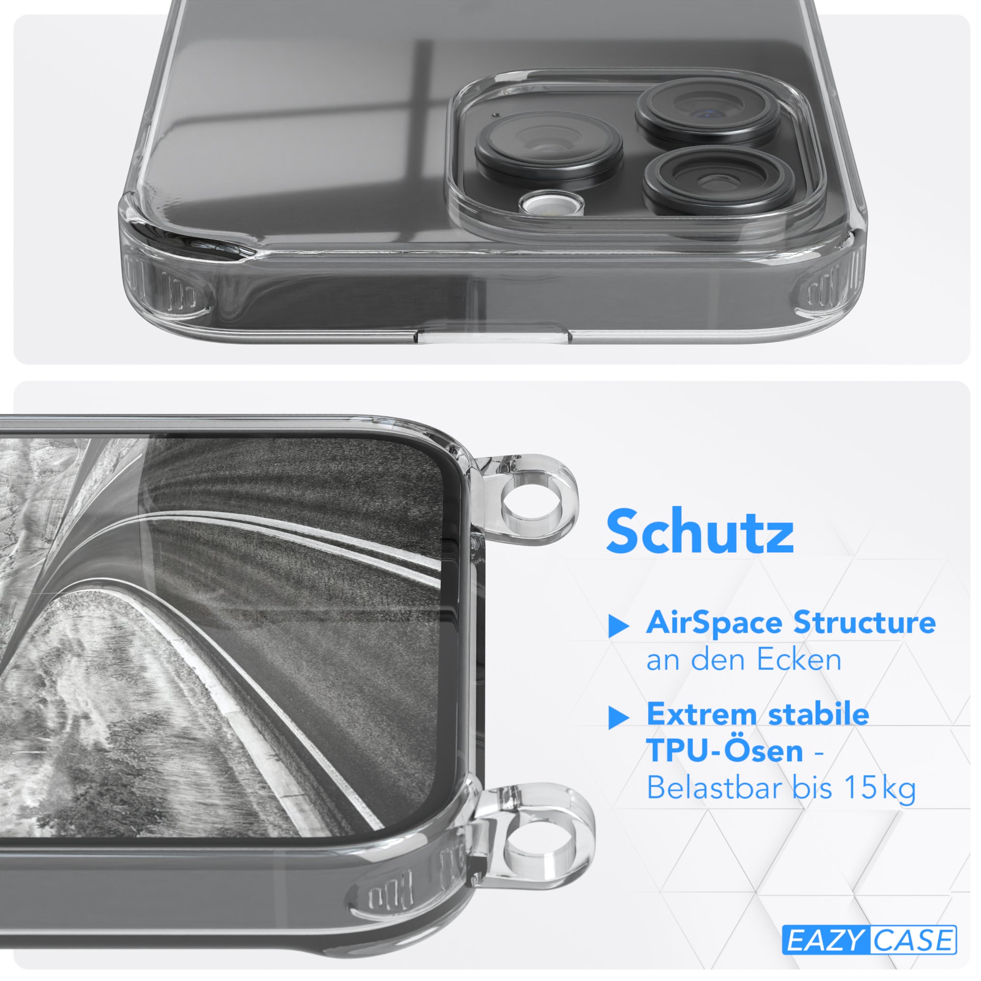 iPhone 15 Pro Max Hülle + breites Band