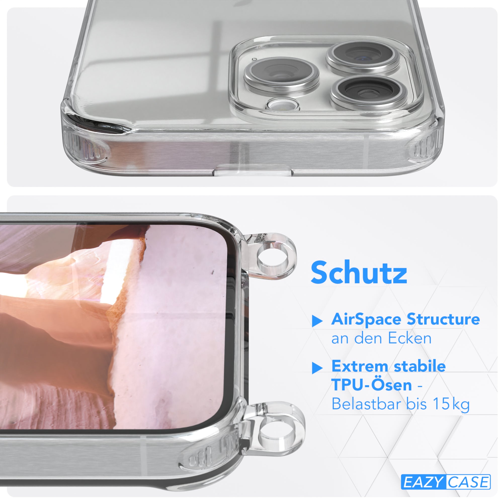 iPhone 15 Pro Max Hülle + breites Band