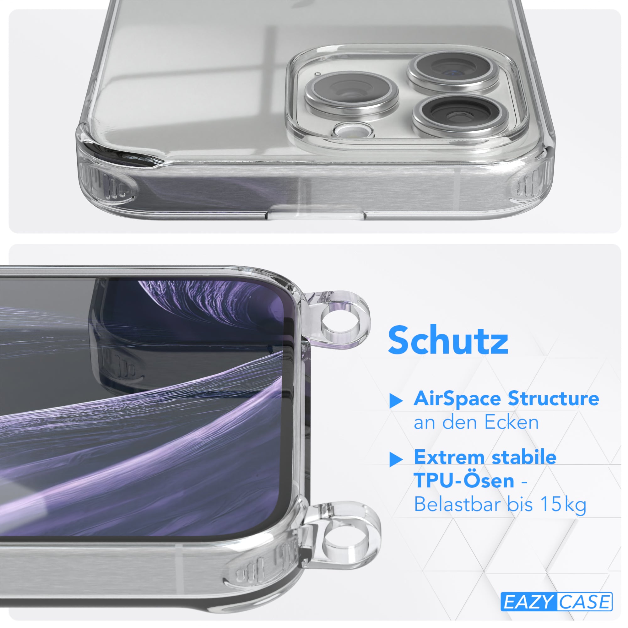 iPhone 15 Pro Max Hülle + breites Band