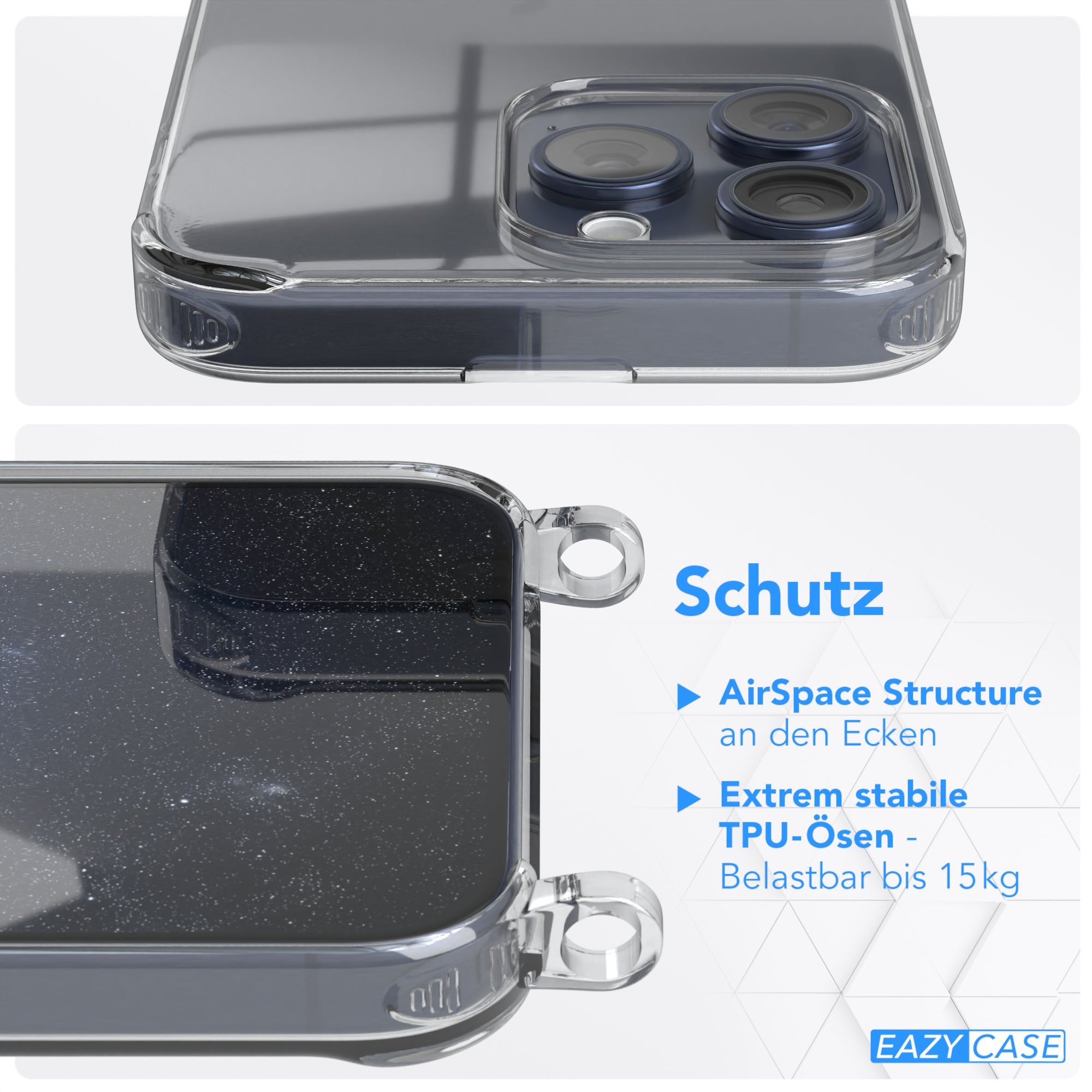 iPhone 15 Pro Max Hülle + breites Band