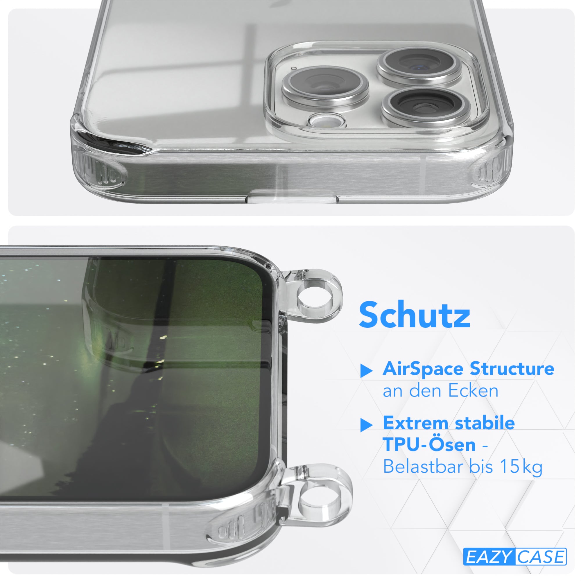 iPhone 15 Pro Max Hülle + breites Band