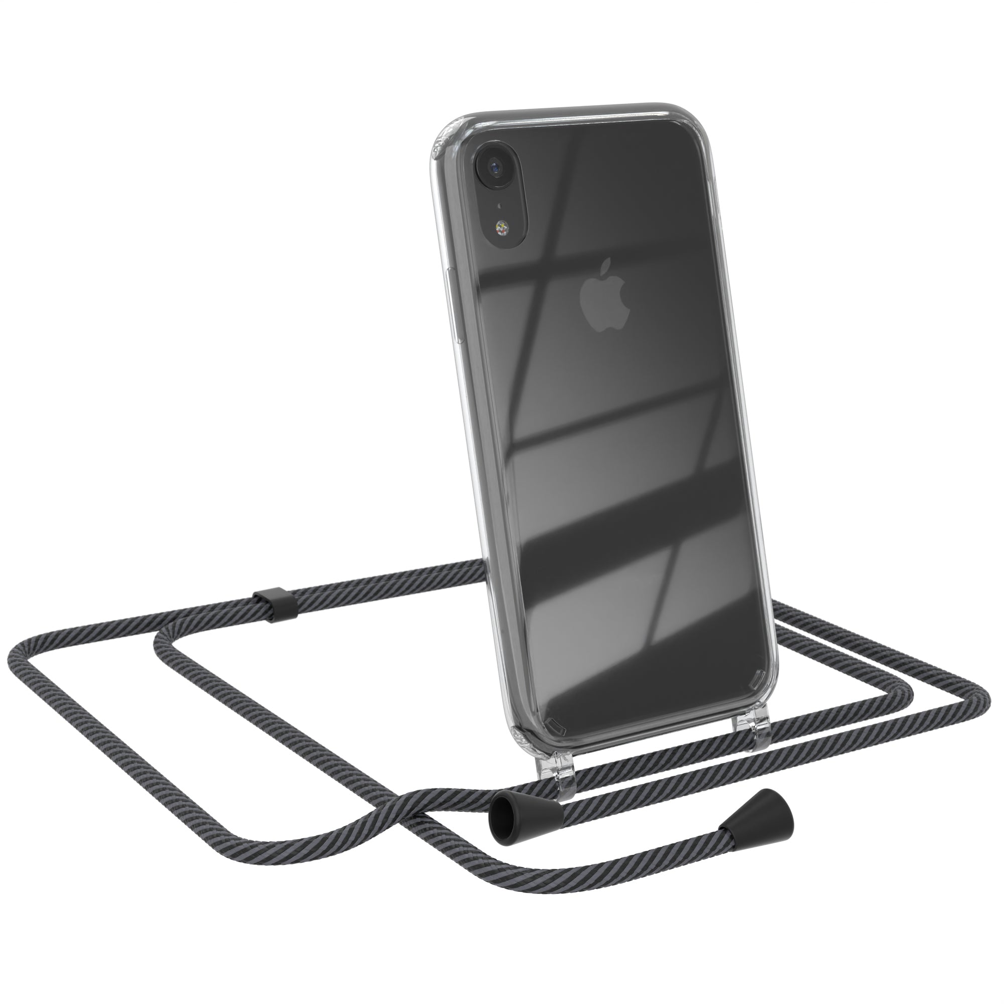 iPhone XR transparente Hülle + Kordel