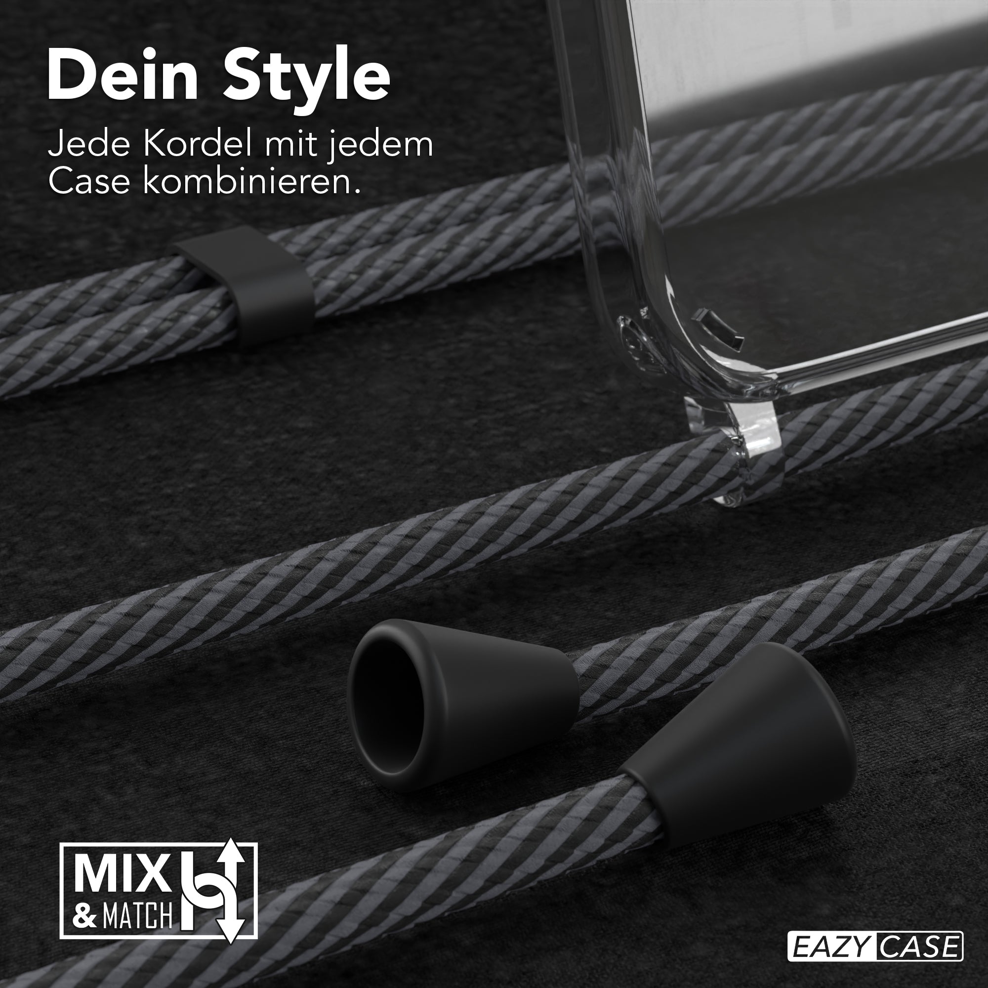 Galaxy S23 Ultra transparente Hülle + Kordel