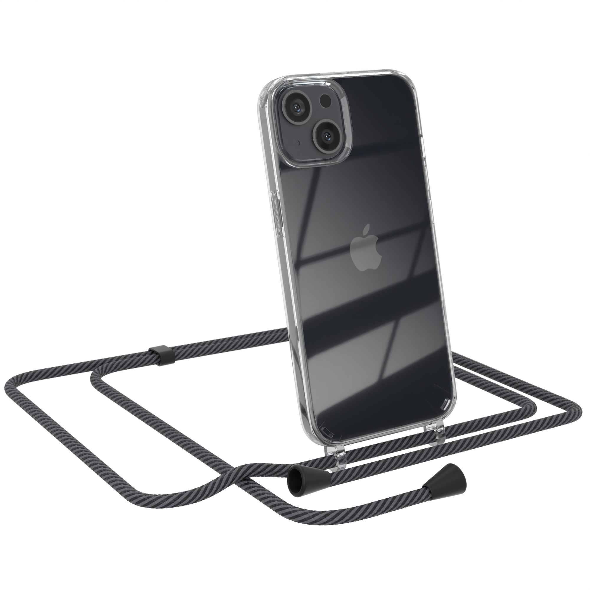 iPhone 13 transparente Hülle + Kordel
