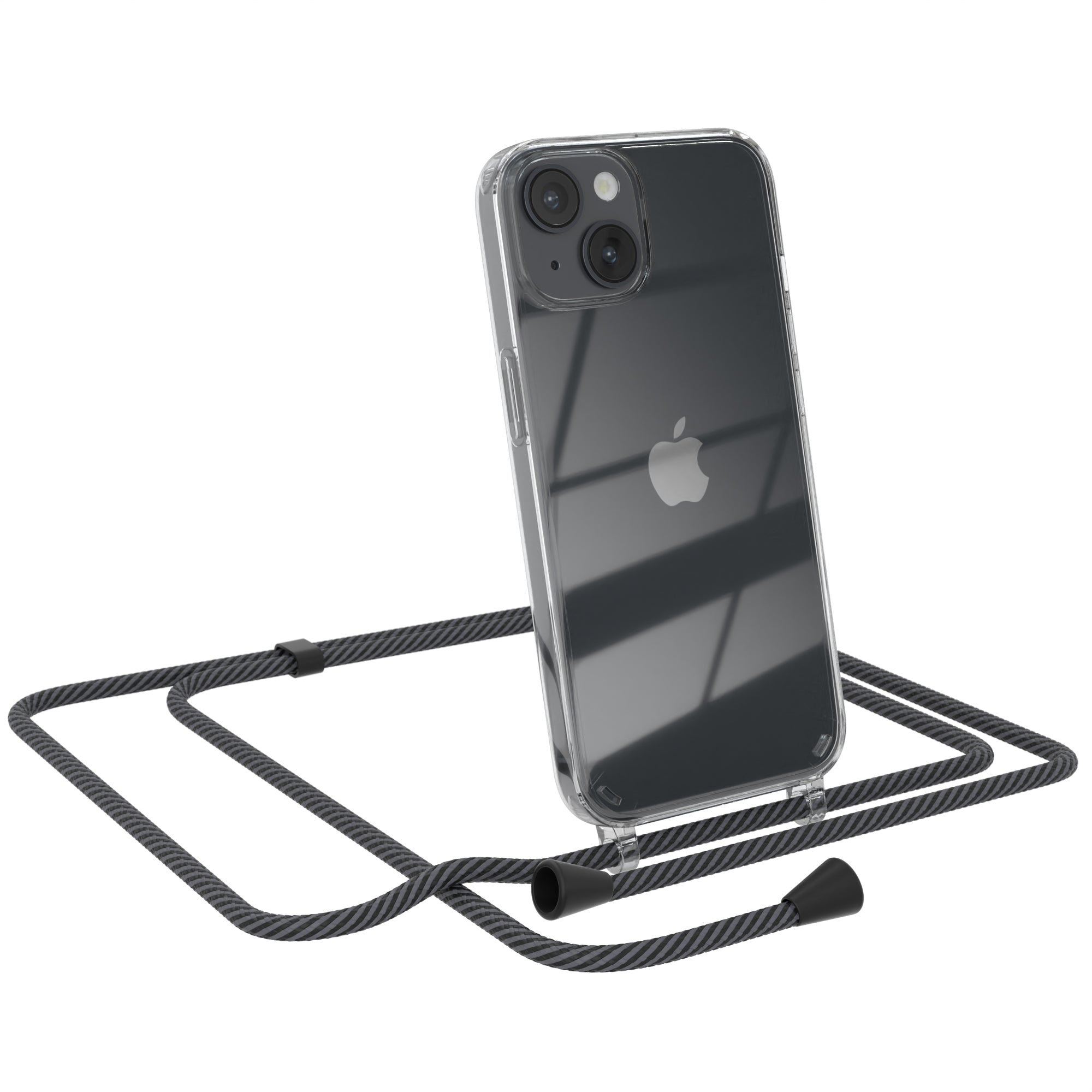 iPhone 14 transparente Hülle + Kordel