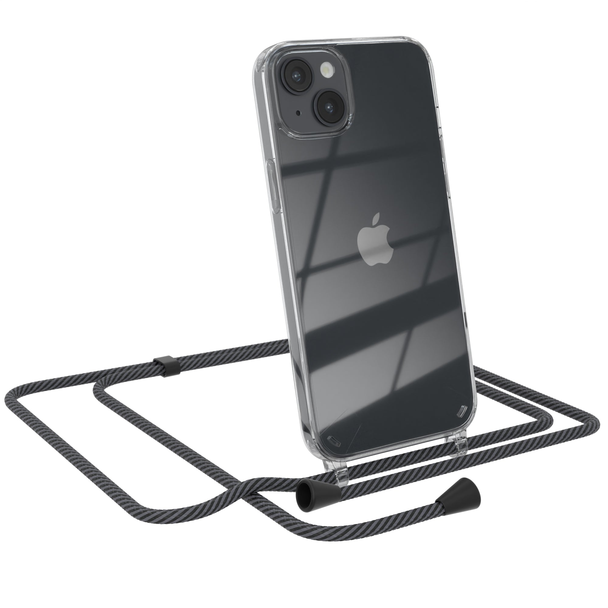 iPhone 14 Plus transparente Hülle + Kordel