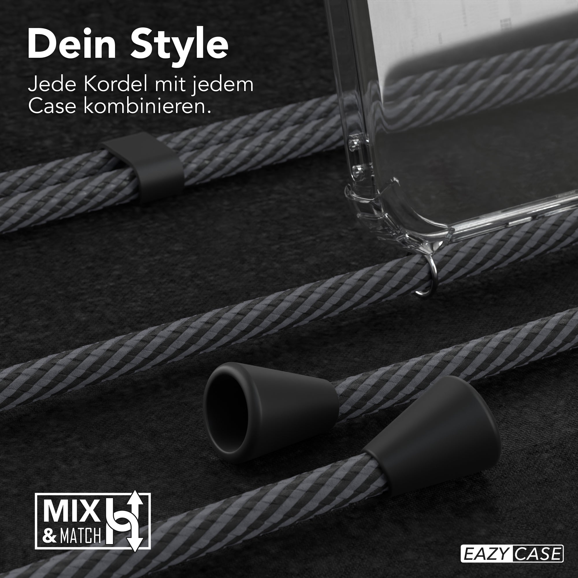 Galaxy A14 transparente Hülle + Kordel