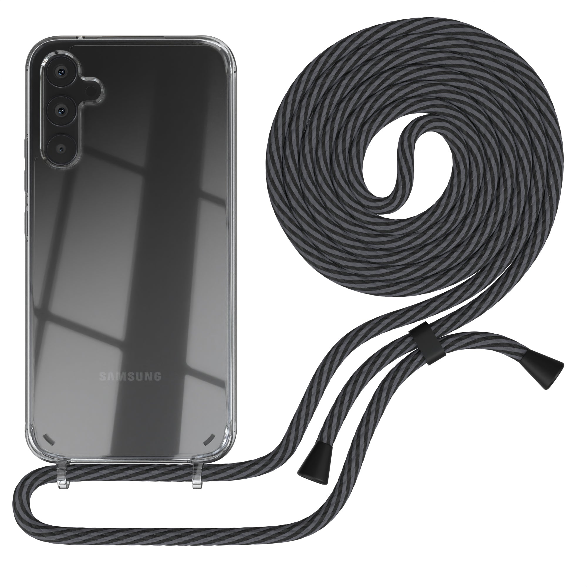 Galaxy A34 transparente Hülle + Kordel