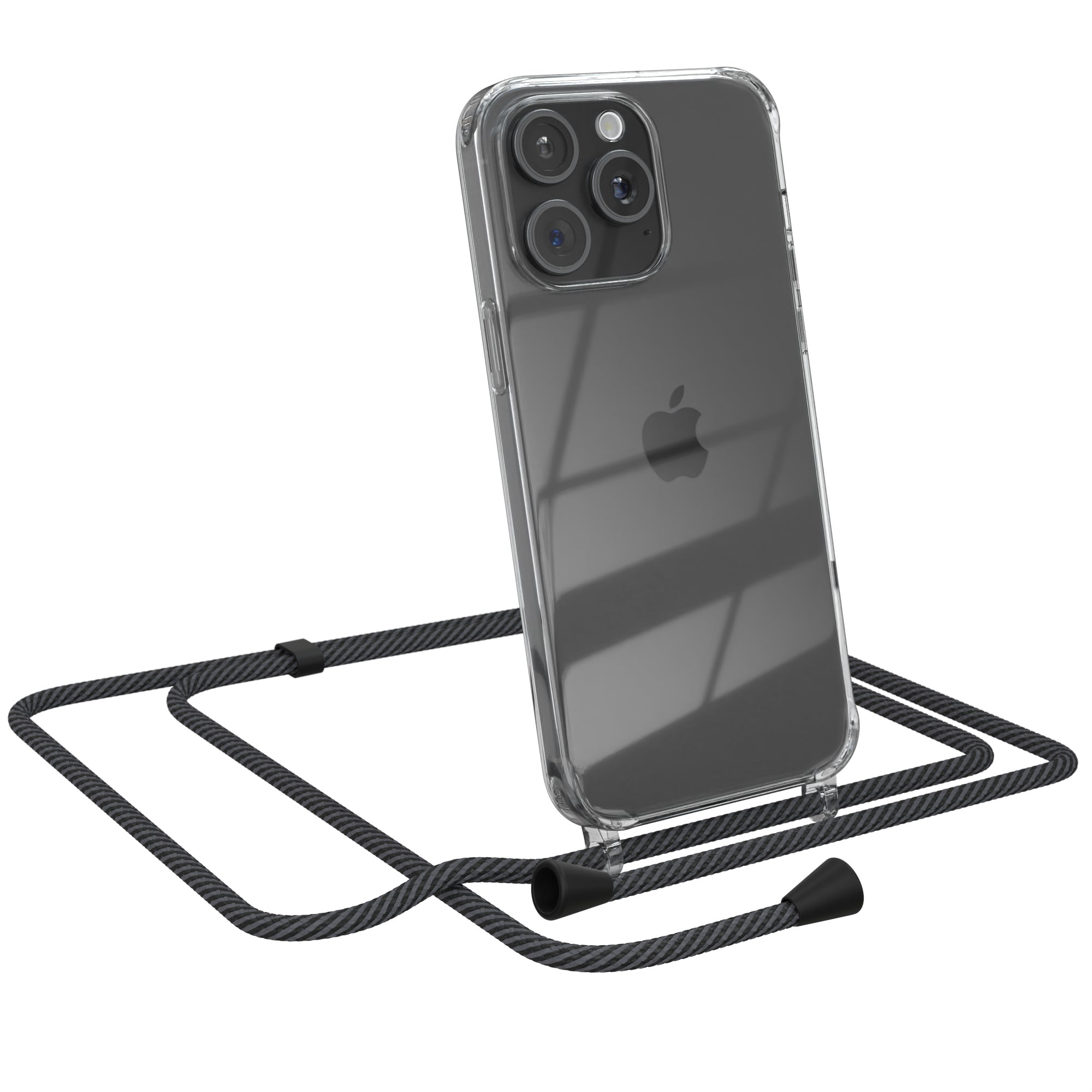 iPhone 15 Pro Max transparente Hülle + Kordel