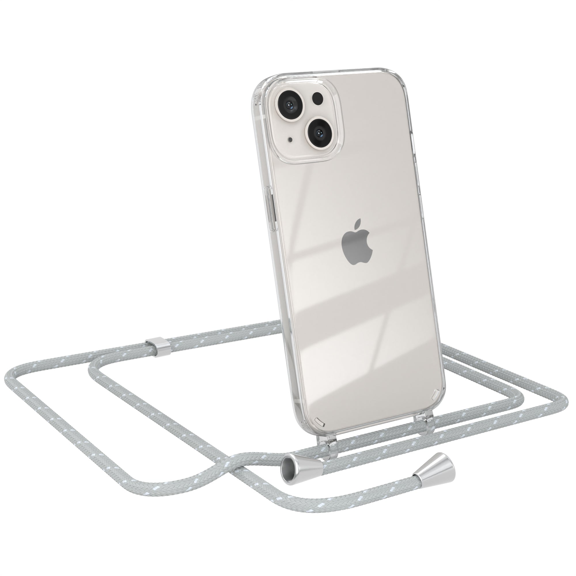 iPhone 13 transparente Hülle + Kordel