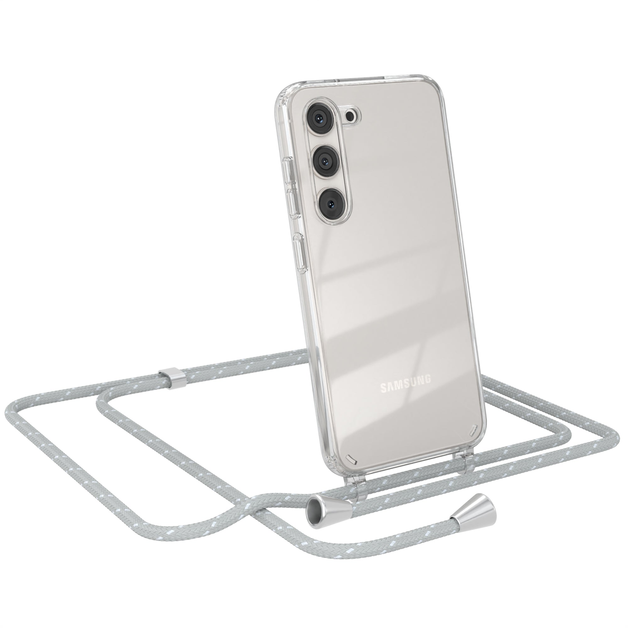 Galaxy S23 transparente Hülle + Kordel
