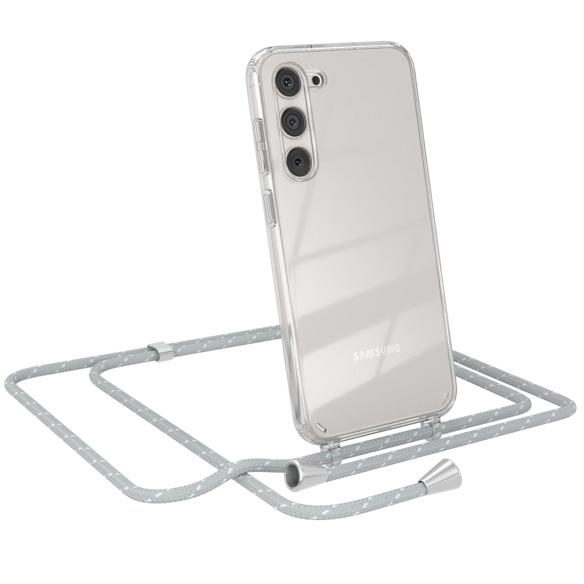 Galaxy S23 Plus transparente Hülle + Kordel
