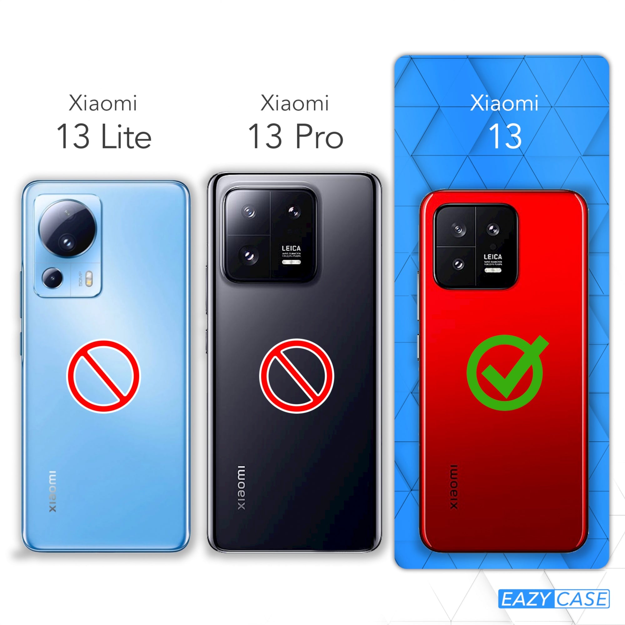 Xiaomi 13 transparente Hülle + Kordel