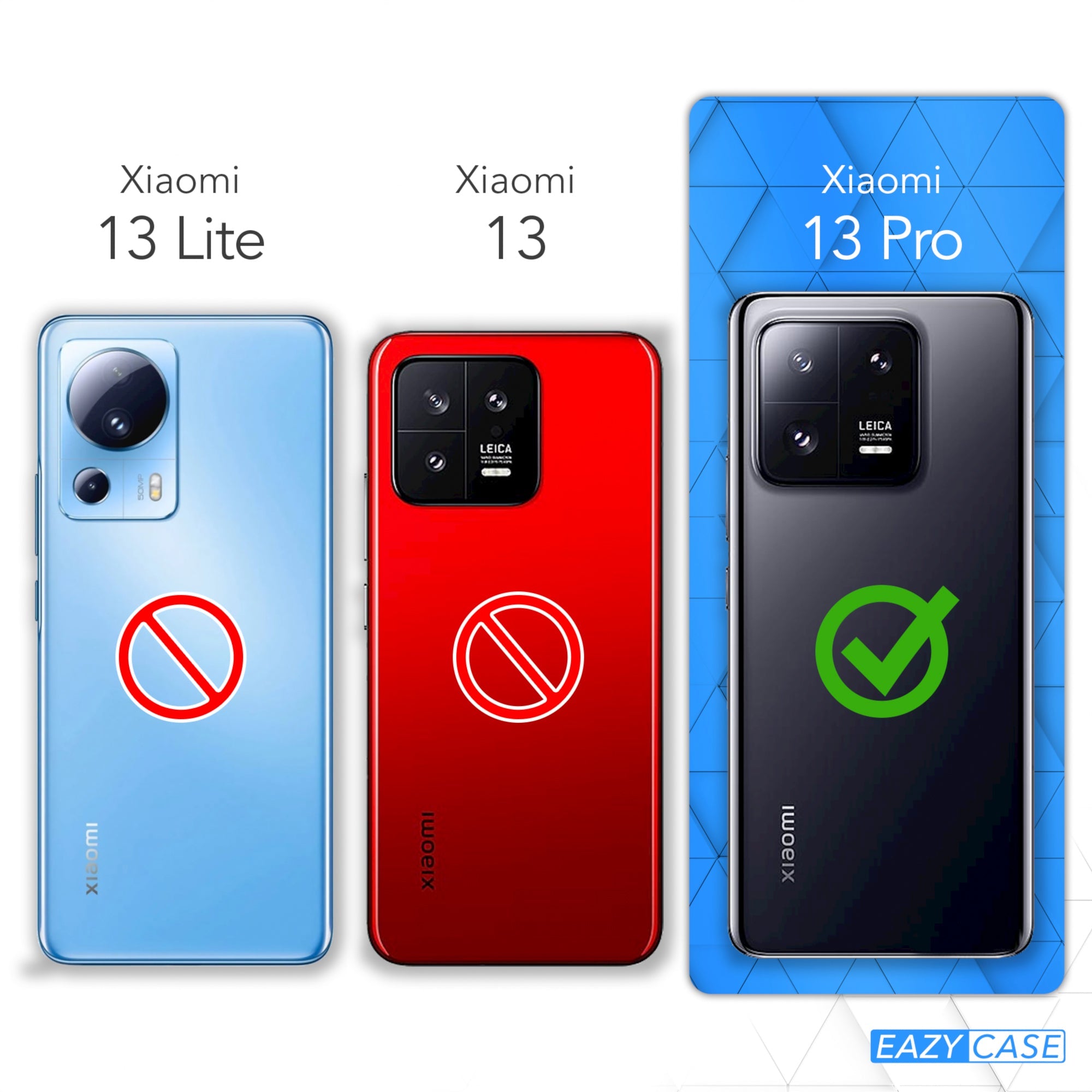 Xiaomi 13 Pro transparente Hülle + Kordel