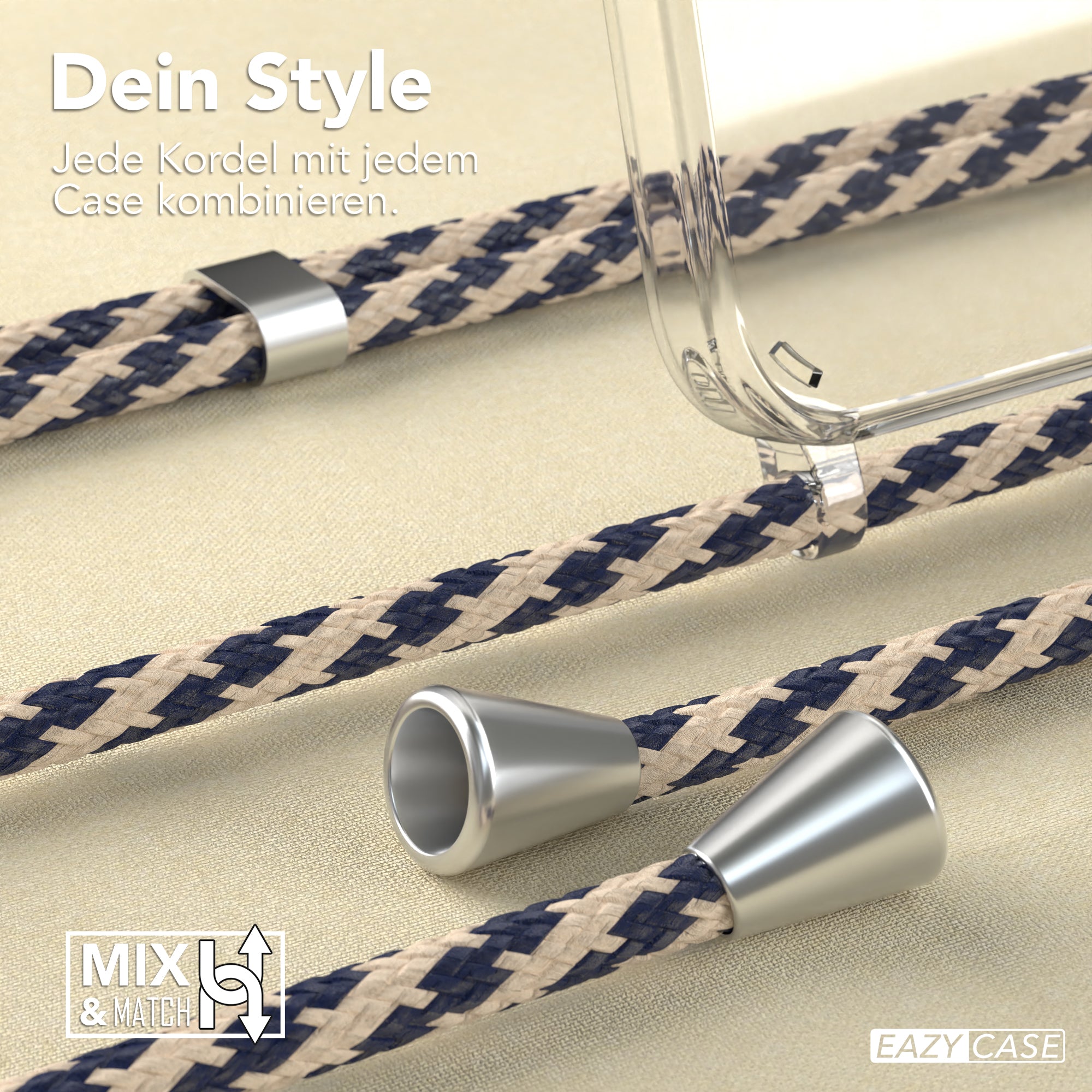 Galaxy S20 Plus / 5G transparente Hülle + Kordel