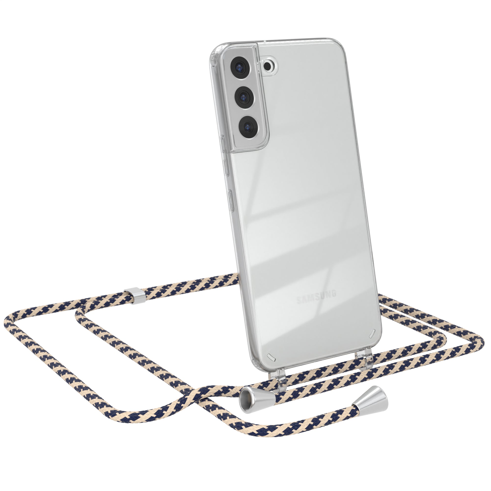 Galaxy S22 Plus 5G transparente Hülle + Kordel