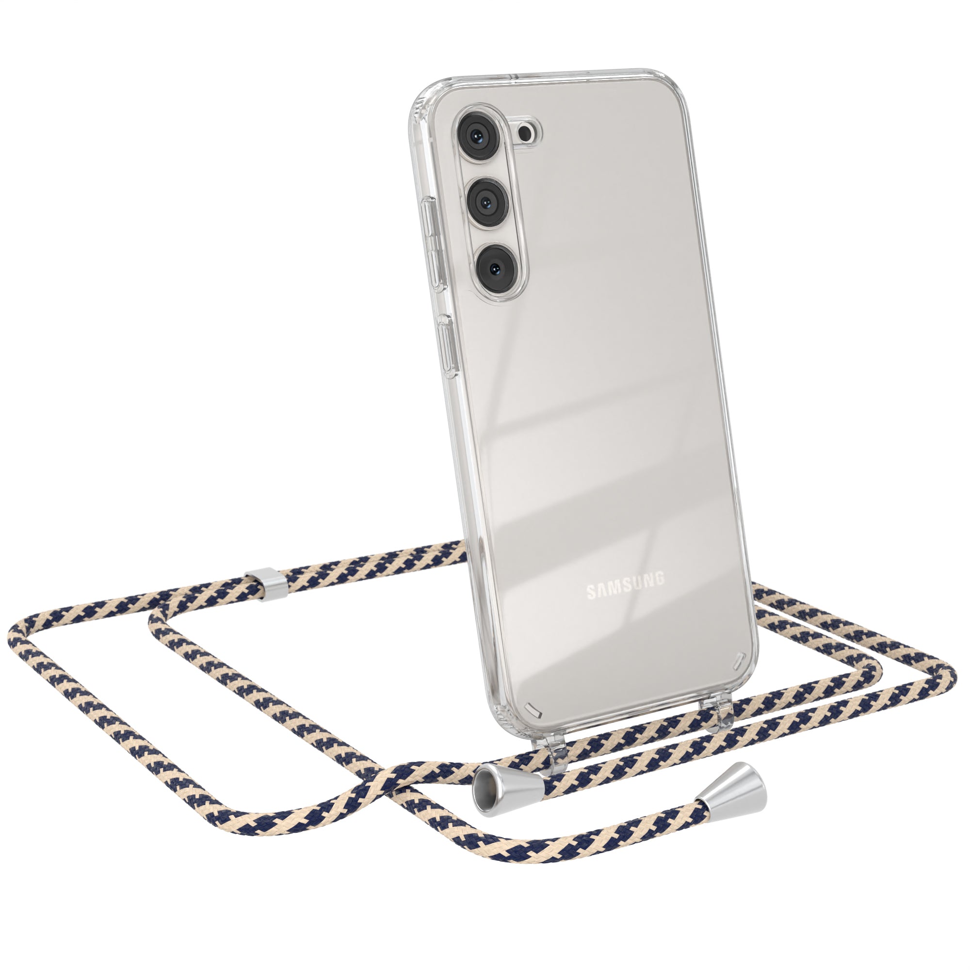 Galaxy S23 Plus transparente Hülle + Kordel