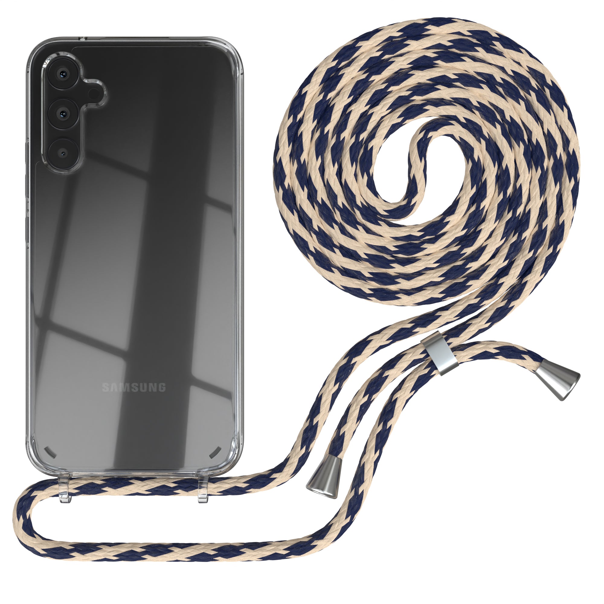 Galaxy A34 transparente Hülle + Kordel