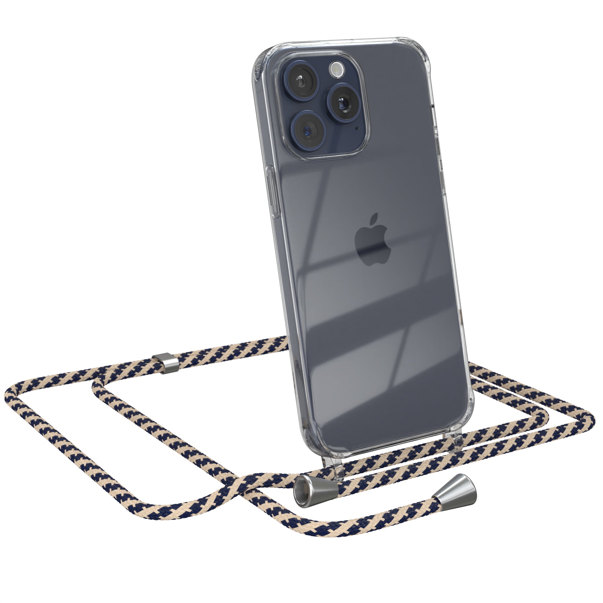 iPhone 15 Pro Max transparente Hülle + Kordel
