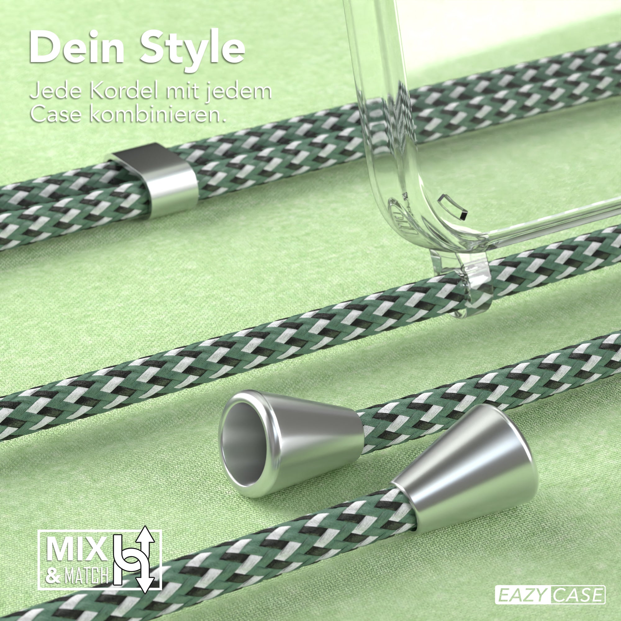 Galaxy S23 Ultra transparente Hülle + Kordel