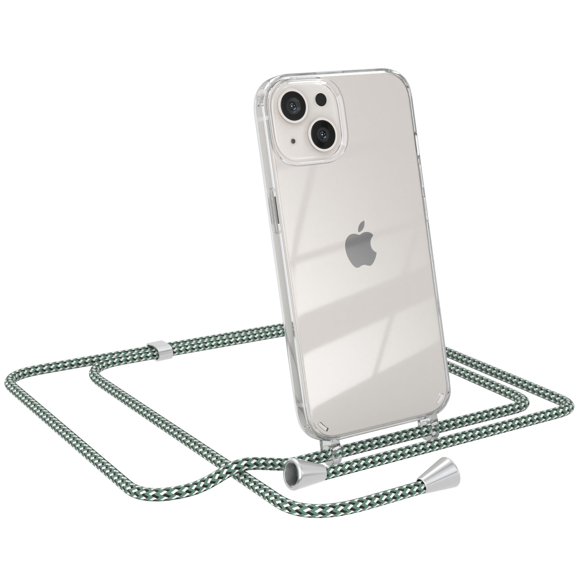 iPhone 13 transparente Hülle + Kordel