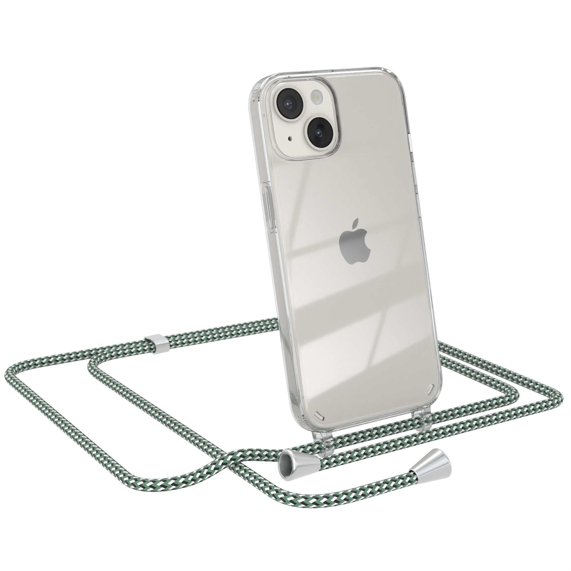 iPhone 14 transparente Hülle + Kordel