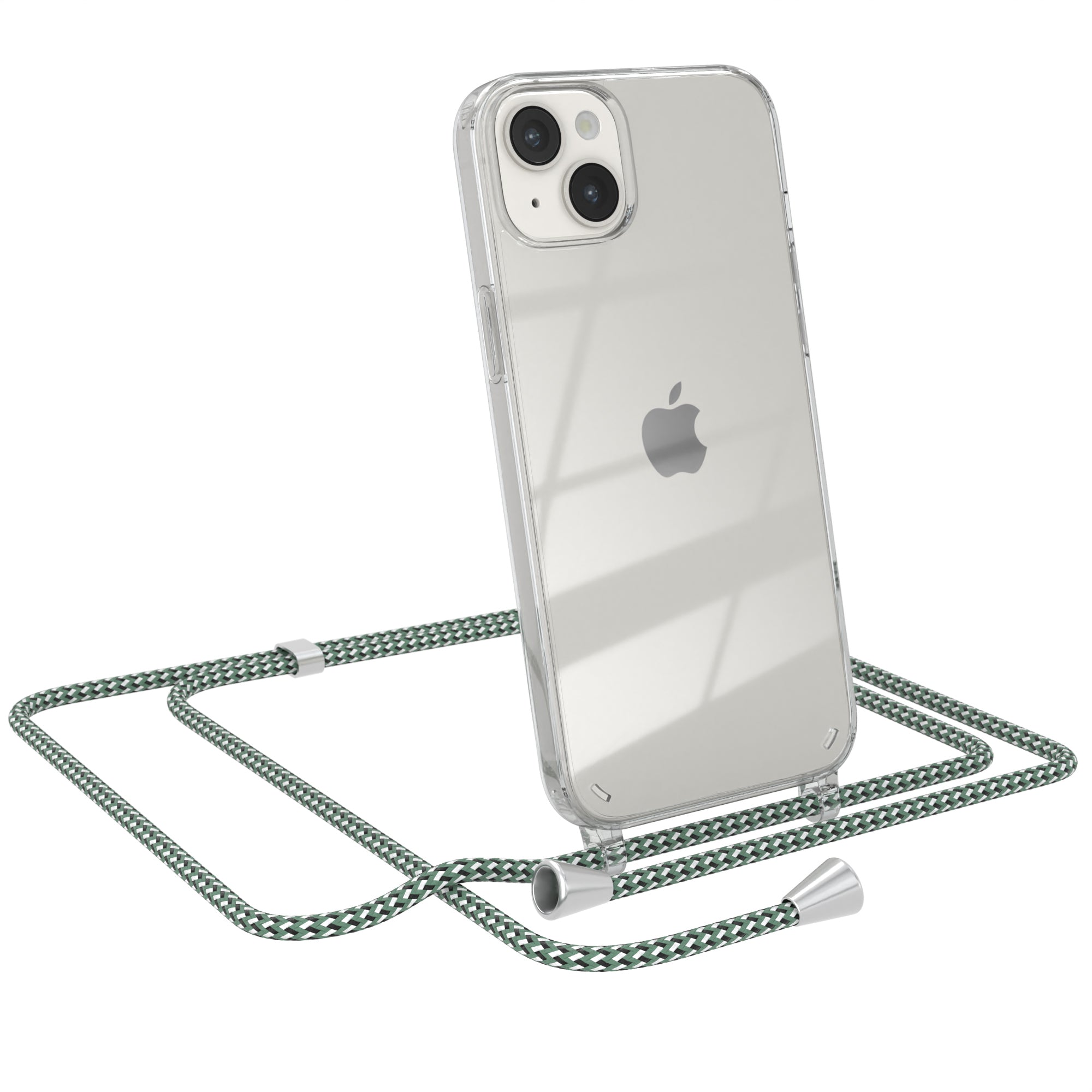 iPhone 14 Plus transparente Hülle + Kordel