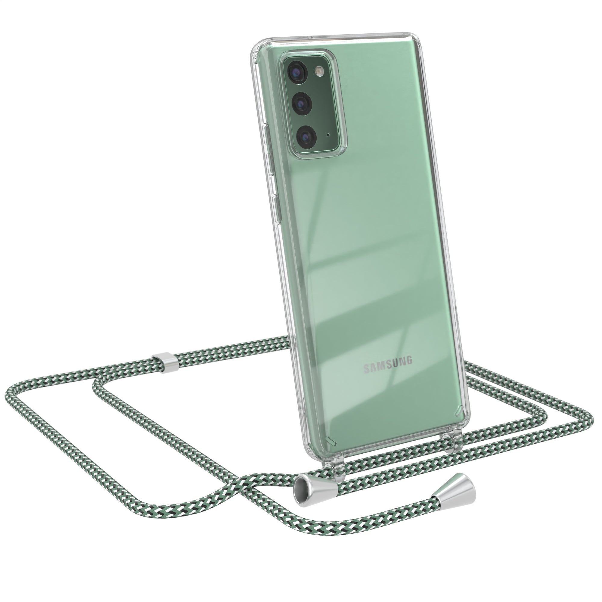 Galaxy Note 20 transparente Hülle + Kordel