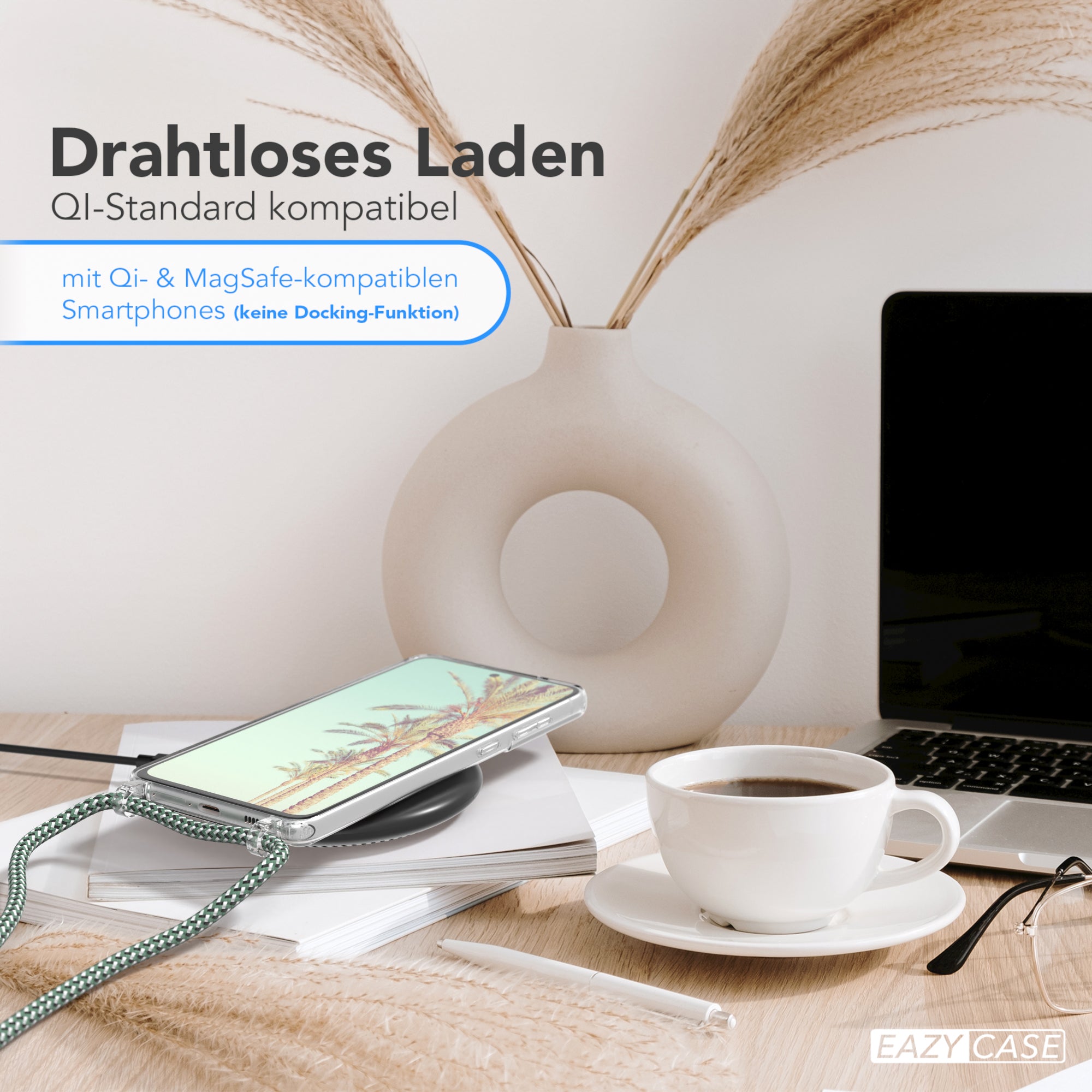 Galaxy S21 FE 5G transparente Hülle + Kordel