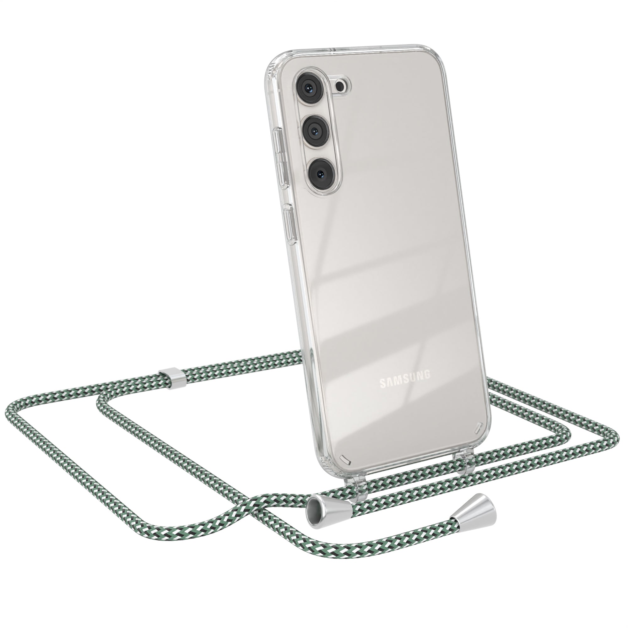 Galaxy S23 Plus transparente Hülle + Kordel