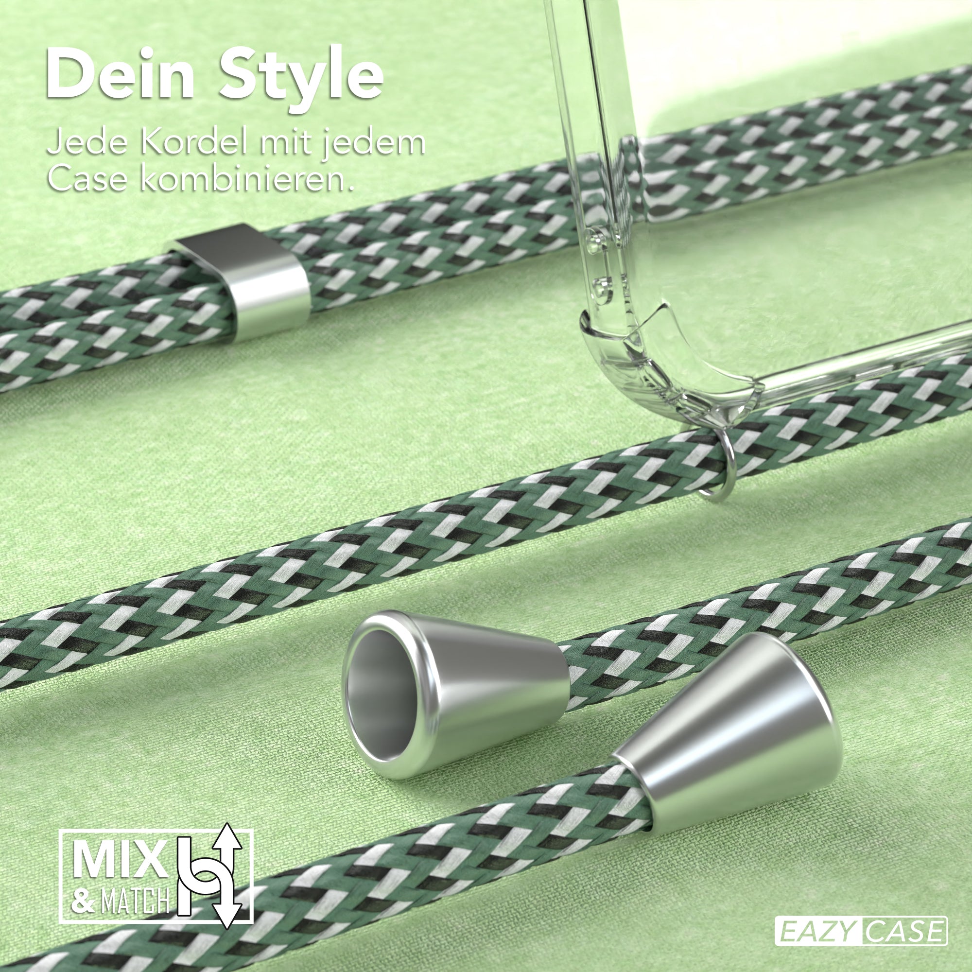 Galaxy A54 transparente Hülle + Kordel