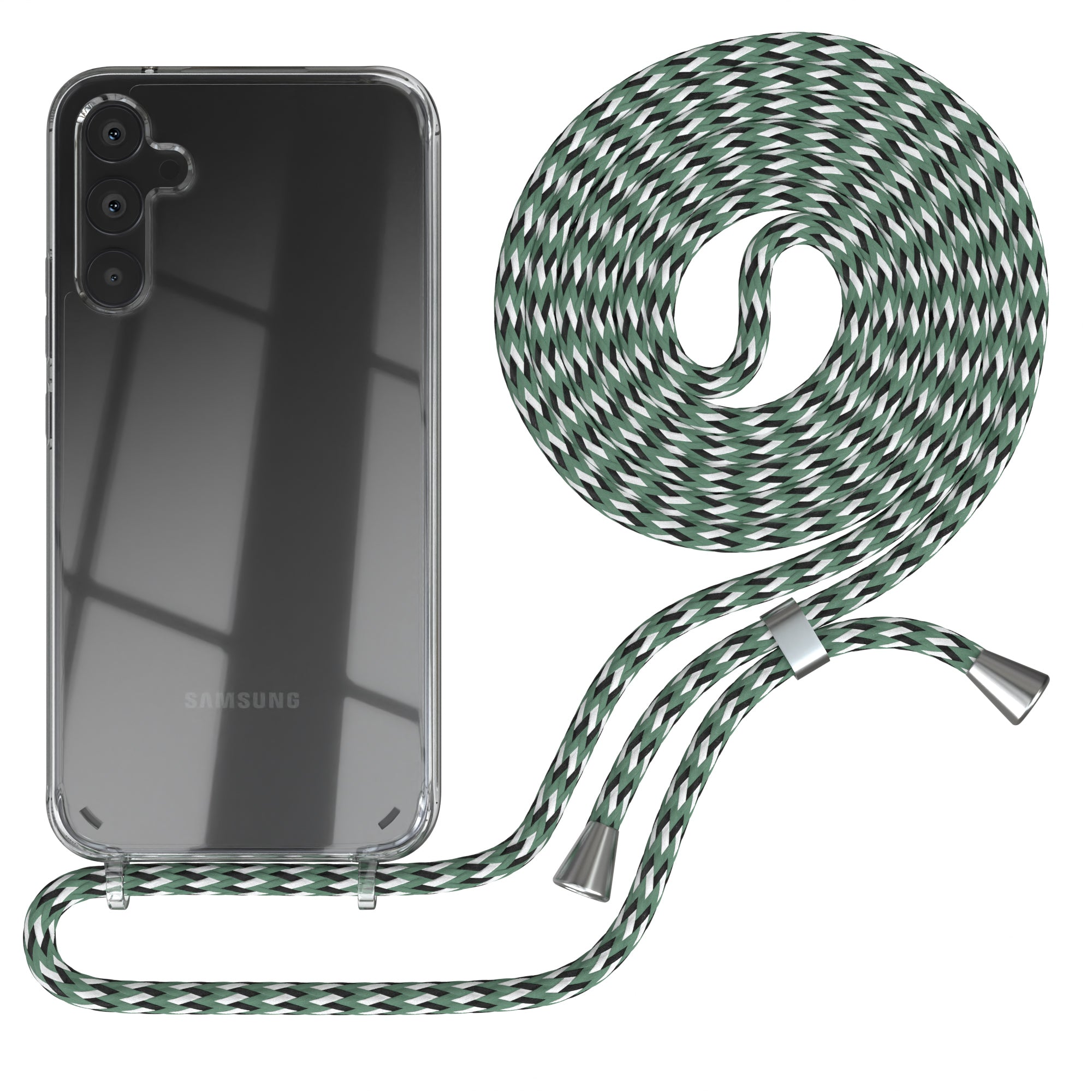 Galaxy A34 transparente Hülle + Kordel