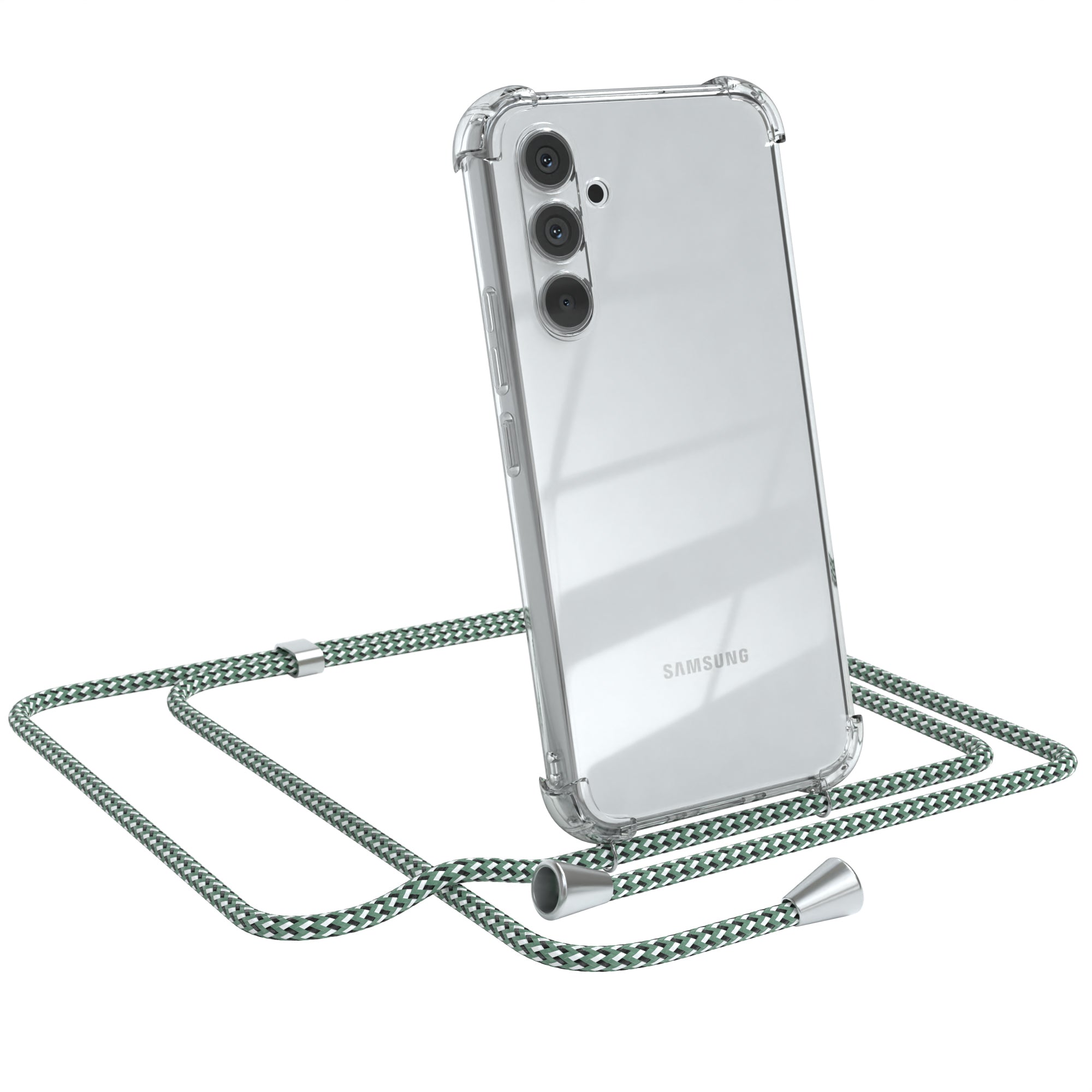 Galaxy A54 transparente Hülle + Kordel