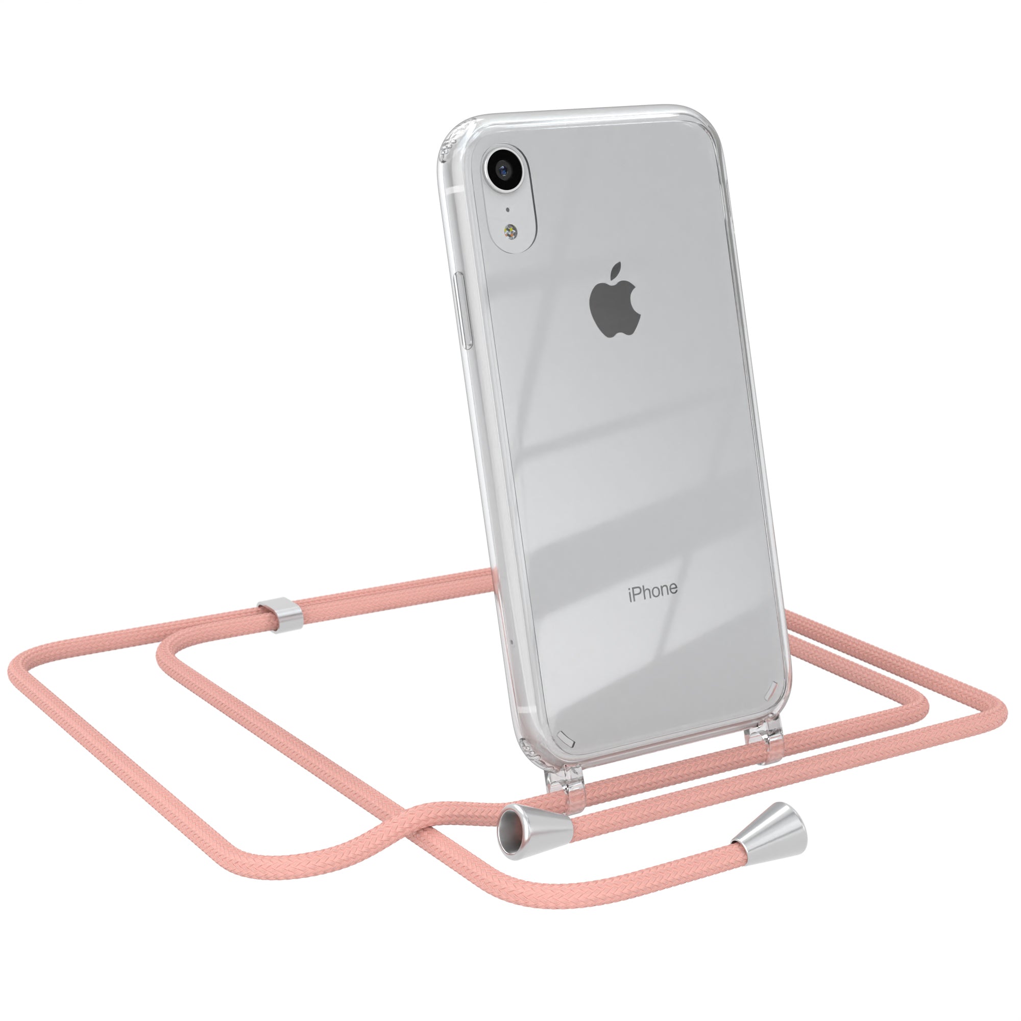 iPhone XR transparente Hülle + Kordel
