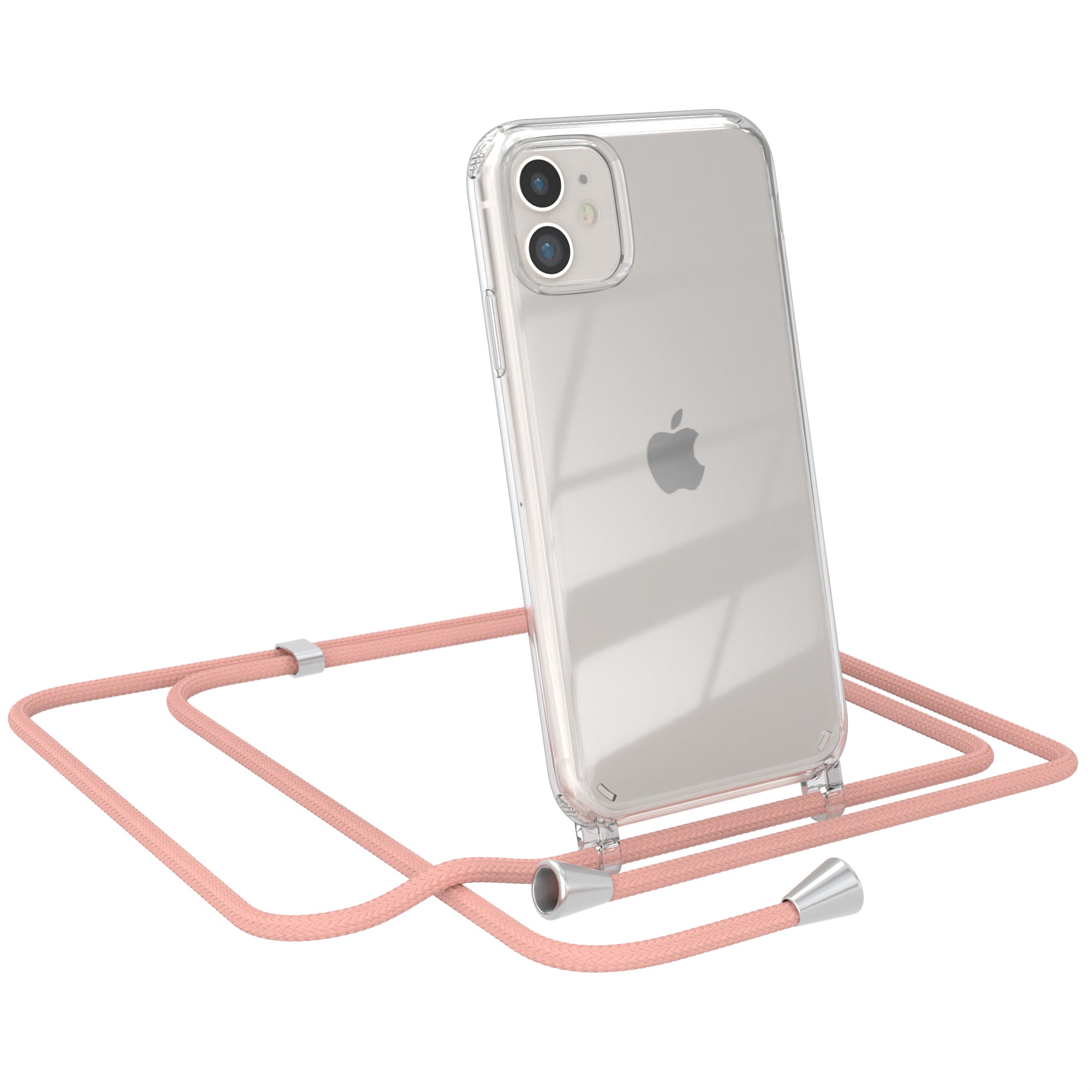 iPhone 11 transparente Hülle + Kordel