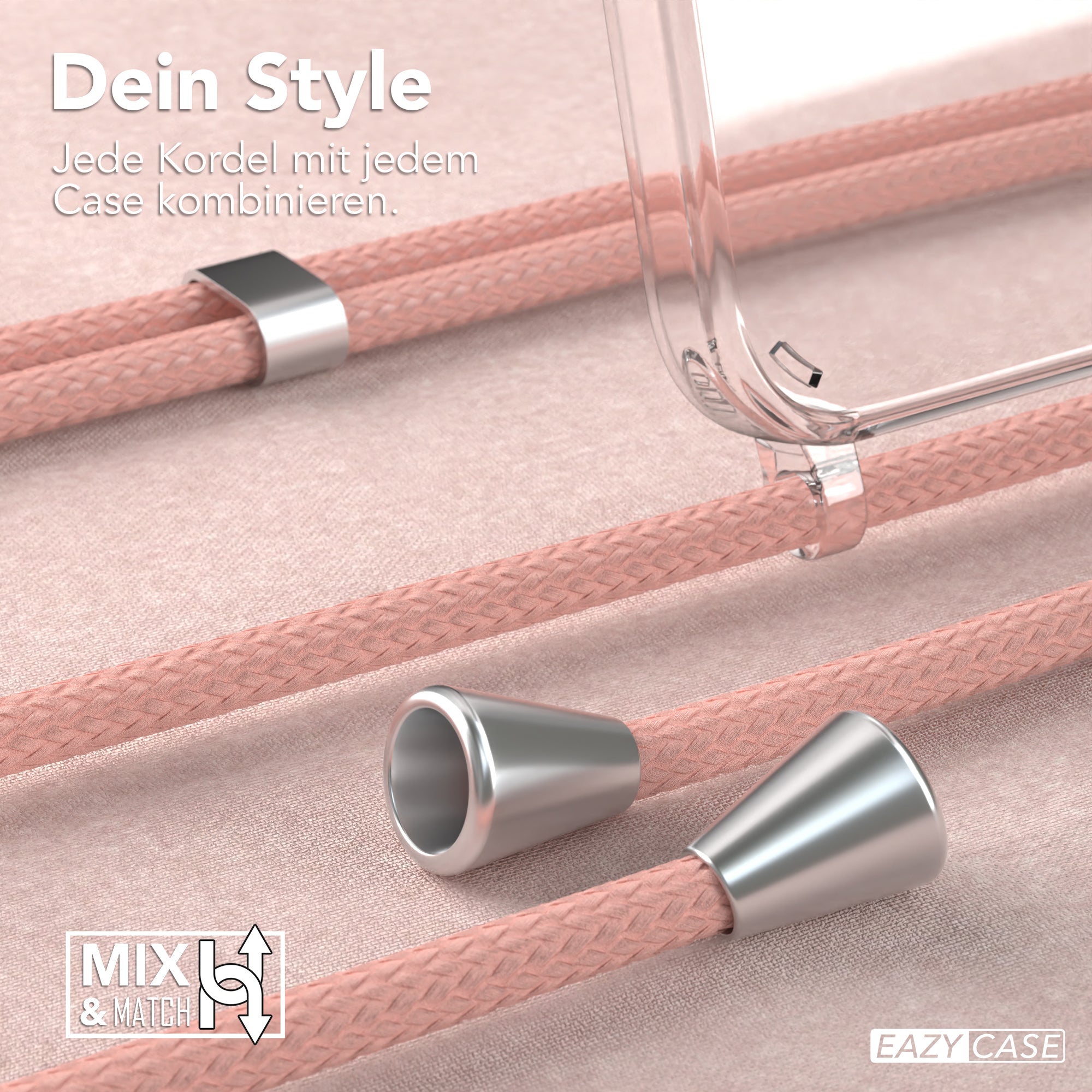 iPhone 13 Pro Max transparente Hülle + Kordel