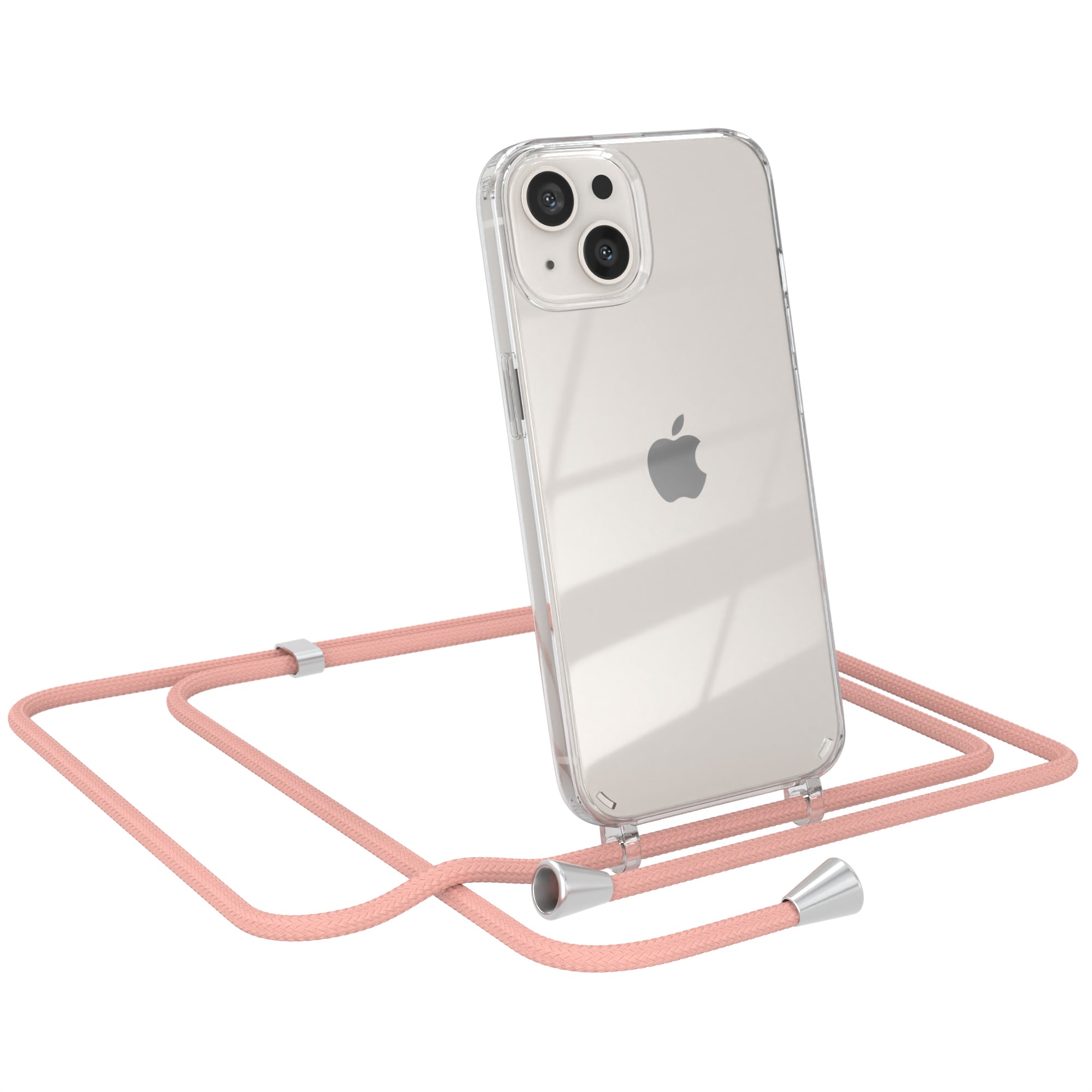 iPhone 13 transparente Hülle + Kordel