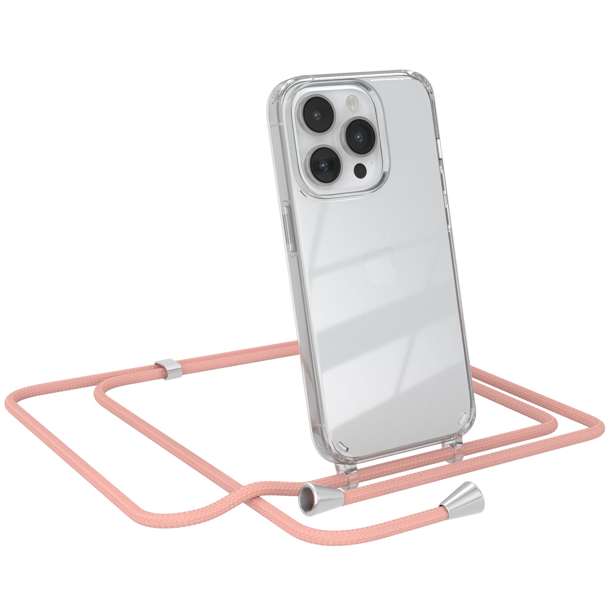 iPhone 14 Pro transparente Hülle + Kordel