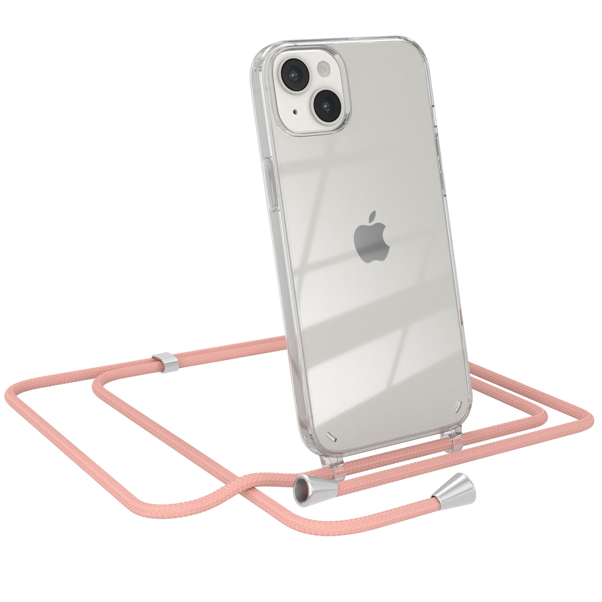 iPhone 14 Plus transparente Hülle + Kordel