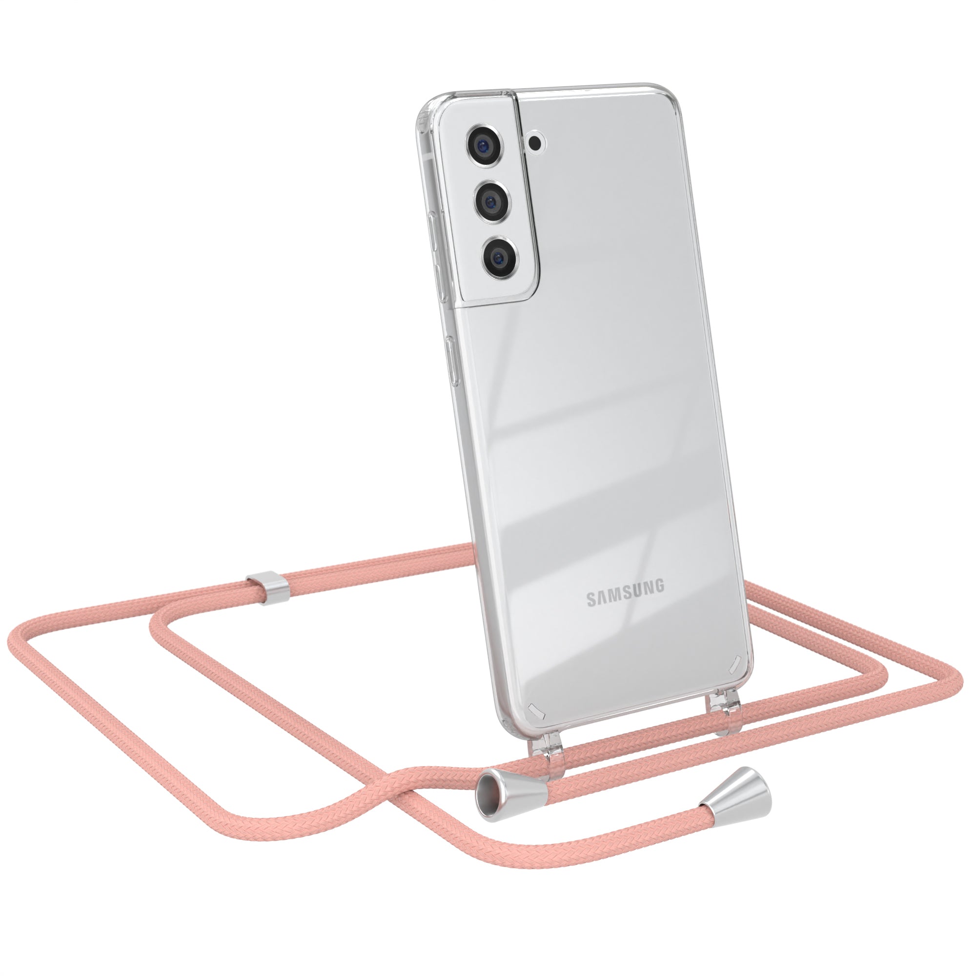 Galaxy S21 FE 5G transparente Hülle + Kordel