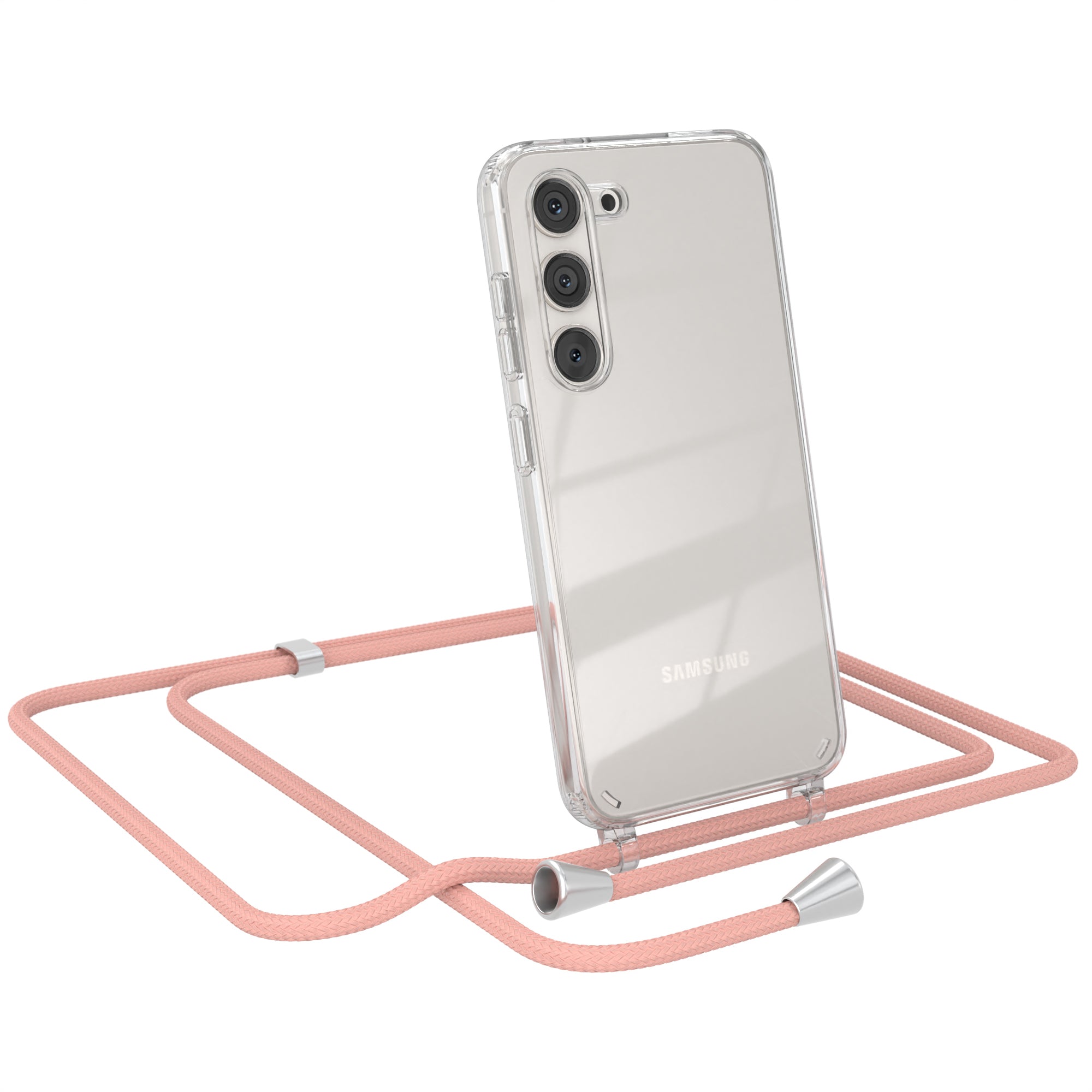 Galaxy S23 transparente Hülle + Kordel