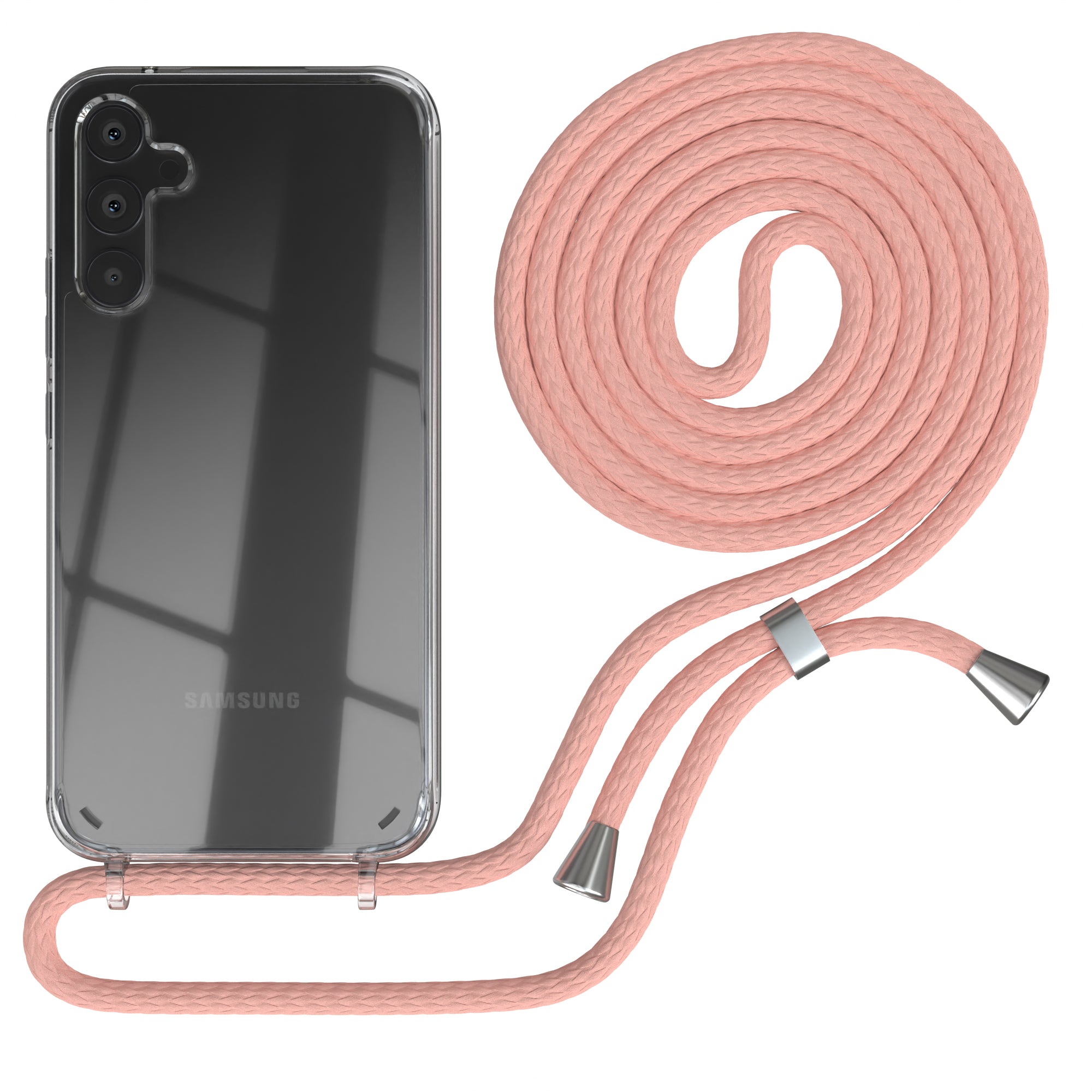 Galaxy A34 transparente Hülle + Kordel