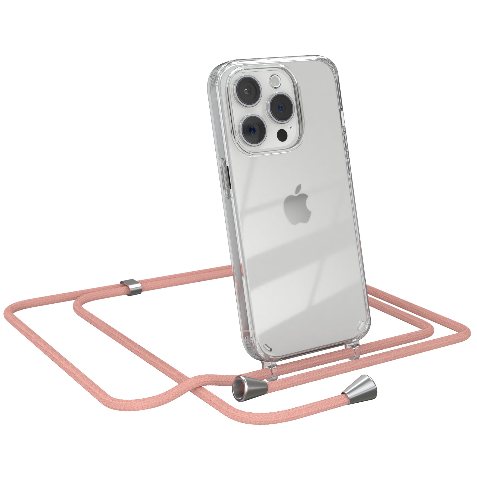 iPhone 15 Pro transparente Hülle + Kordel