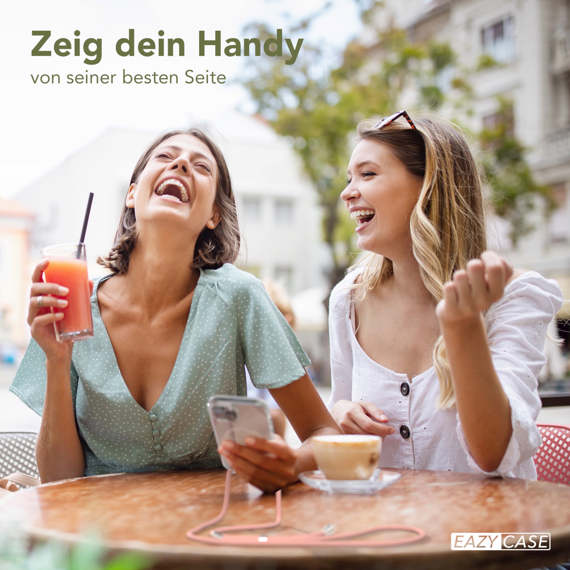 iPhone 15 transparente Hülle + Kordel mit MagSafe