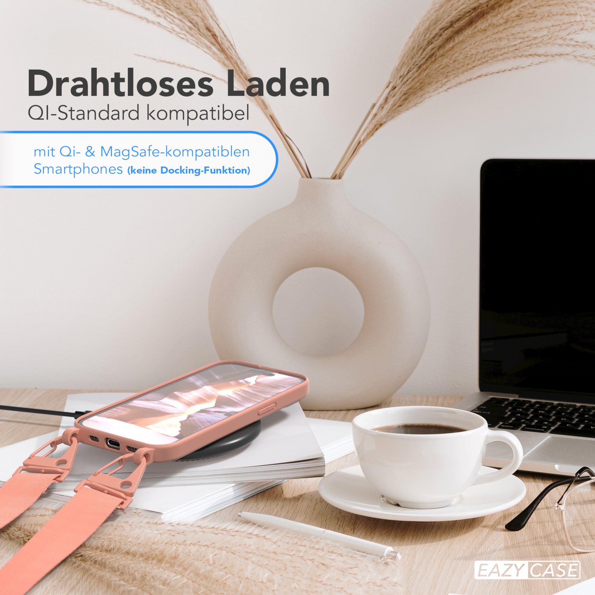 iPhone 15 Silikonhülle + breites Band