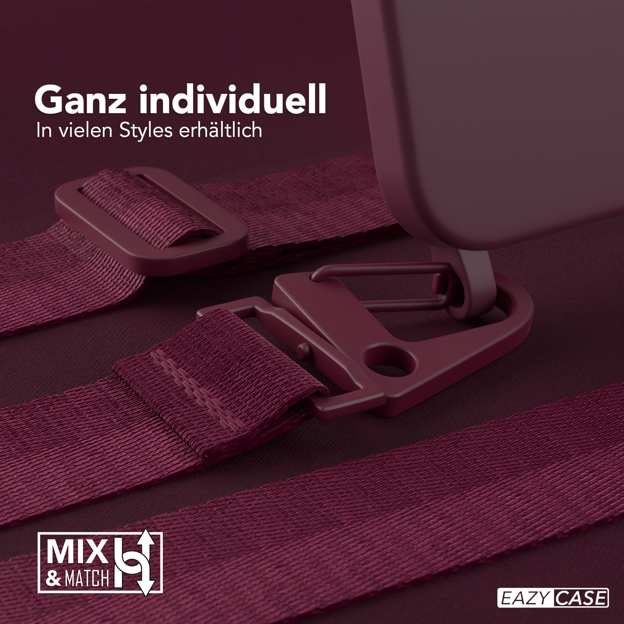 iPhone 15 Silikonhülle + breites Band