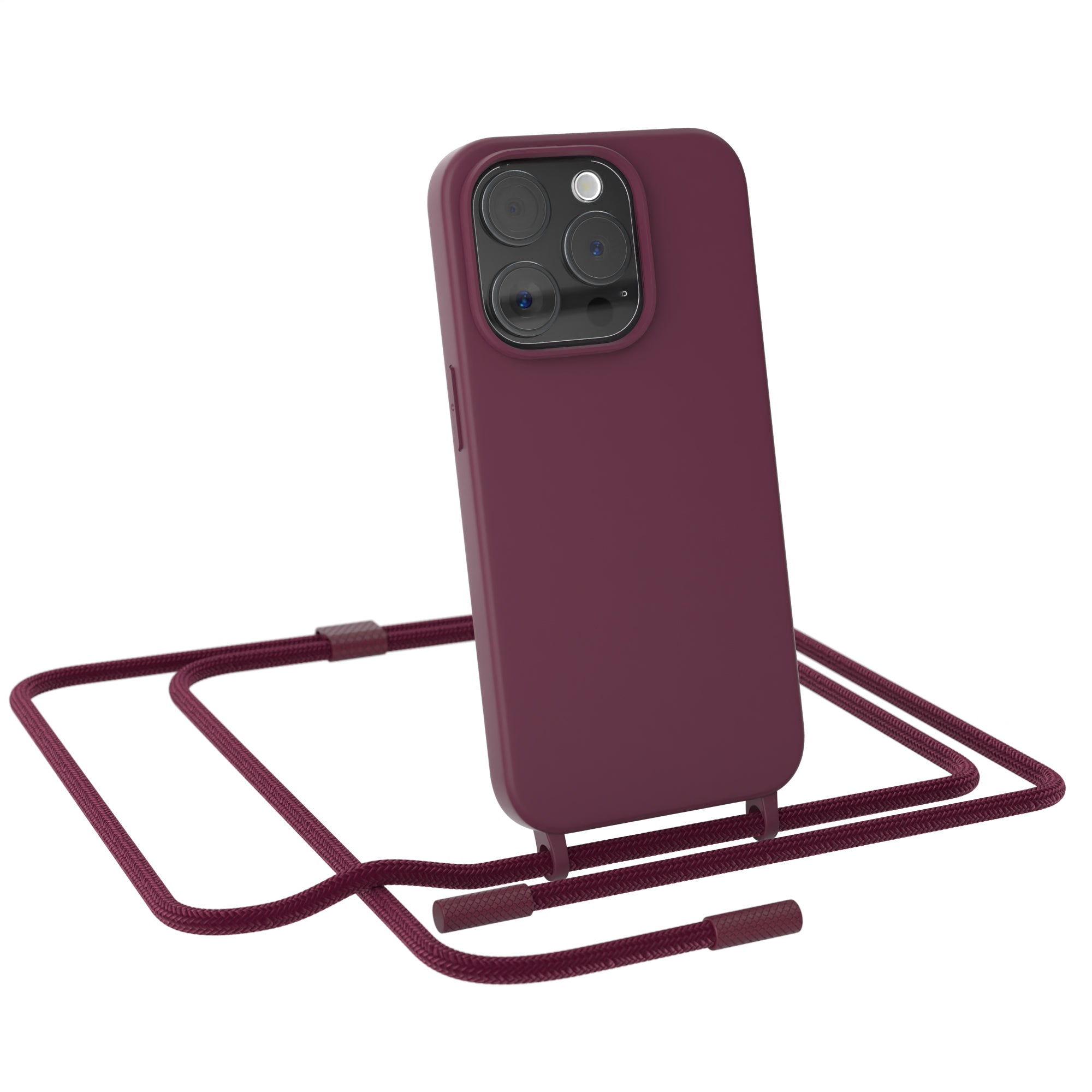 iPhone 15 Pro Silikonhülle + Uni Kordel