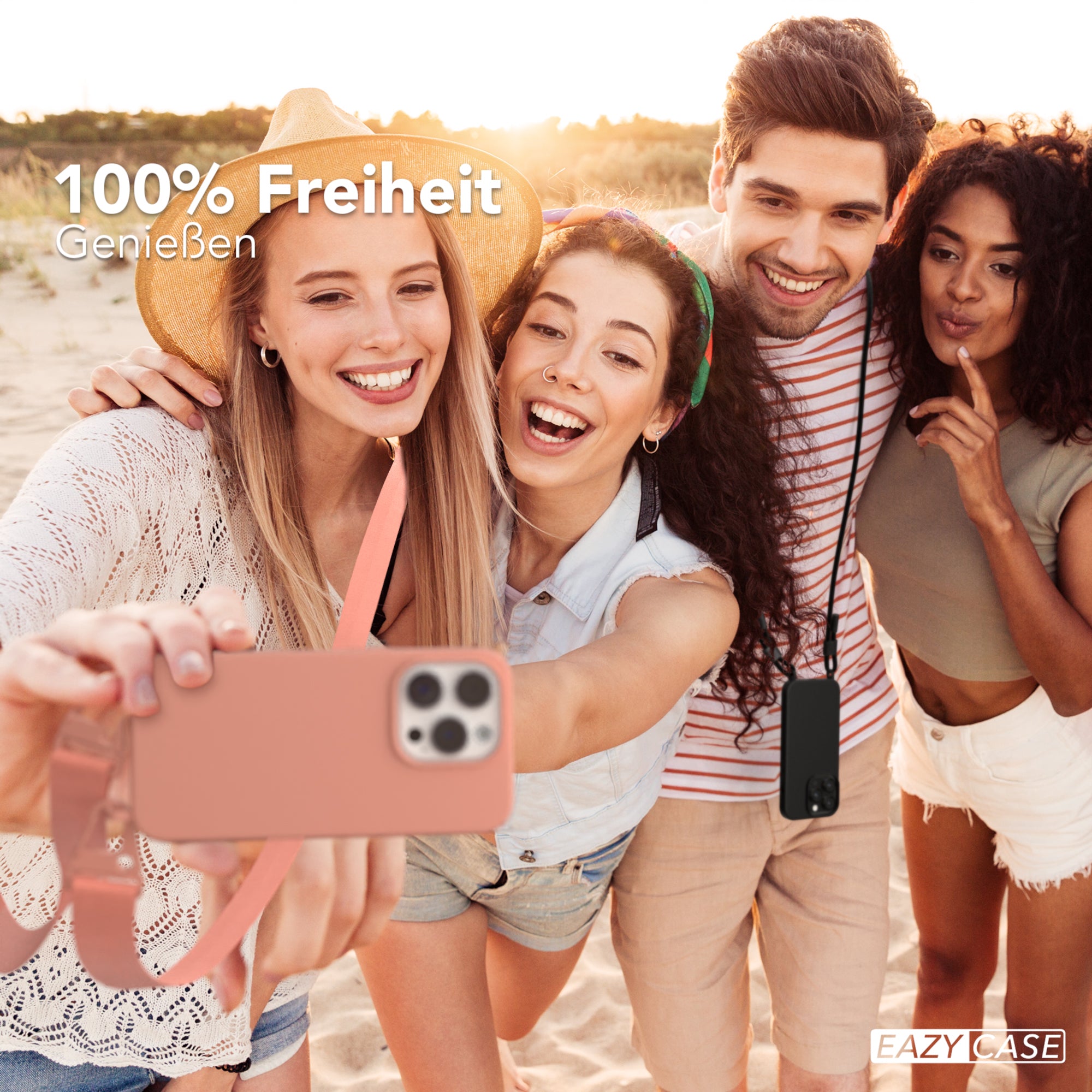 iPhone 15 Pro Silikonhülle + breites Band