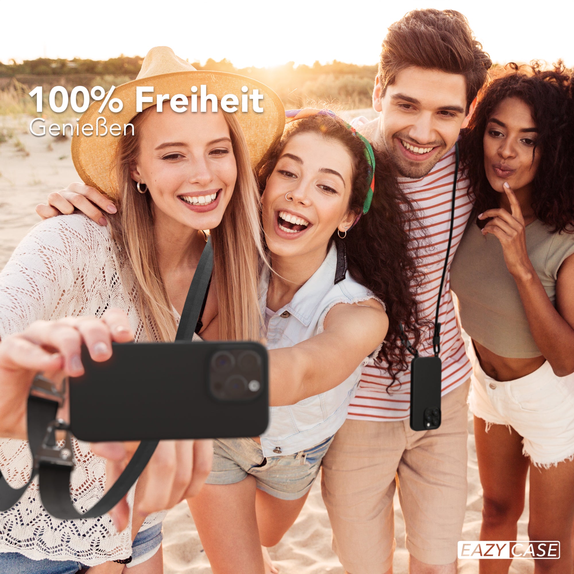 iPhone 15 Pro Silikonhülle + breites Band