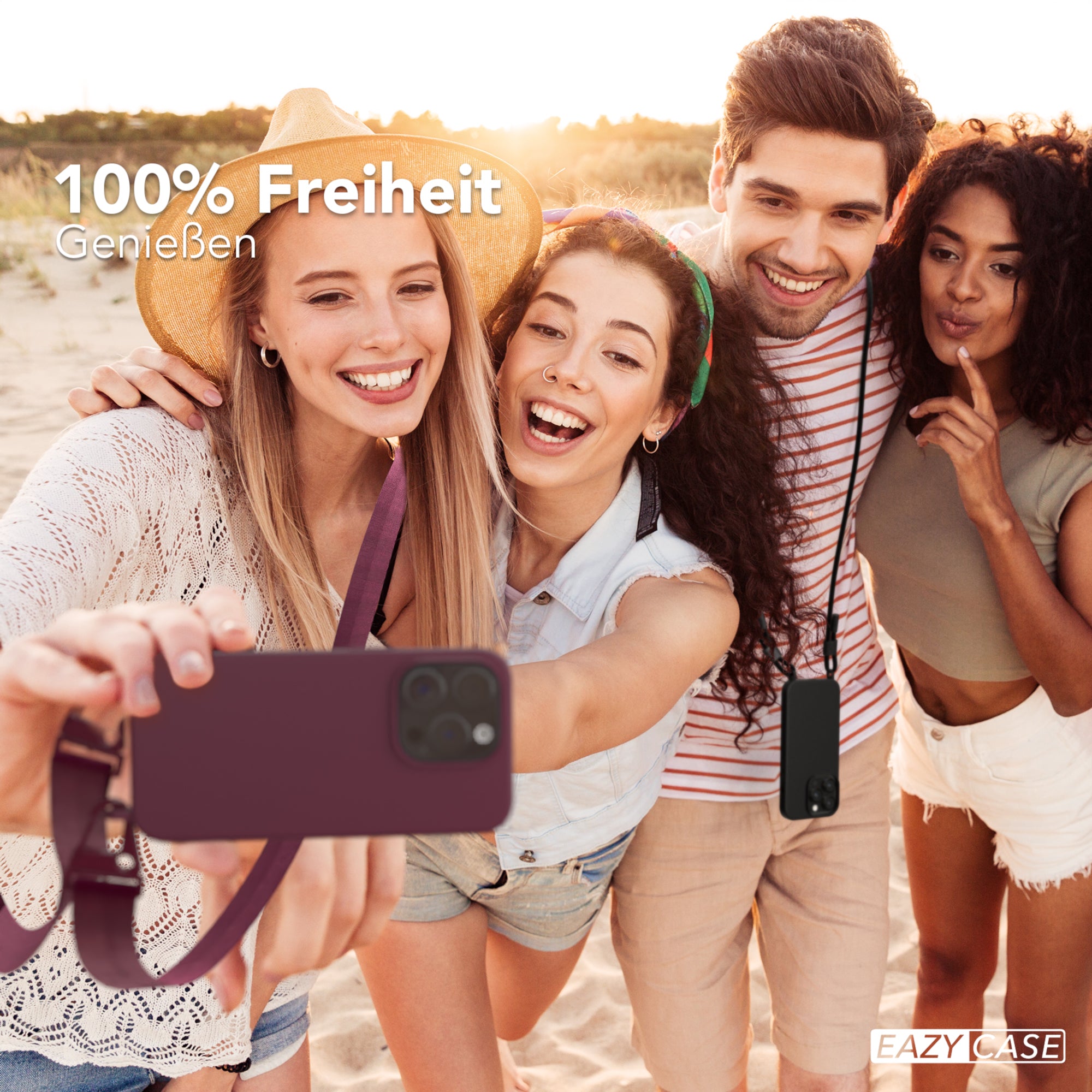 iPhone 15 Pro Silikonhülle + breites Band